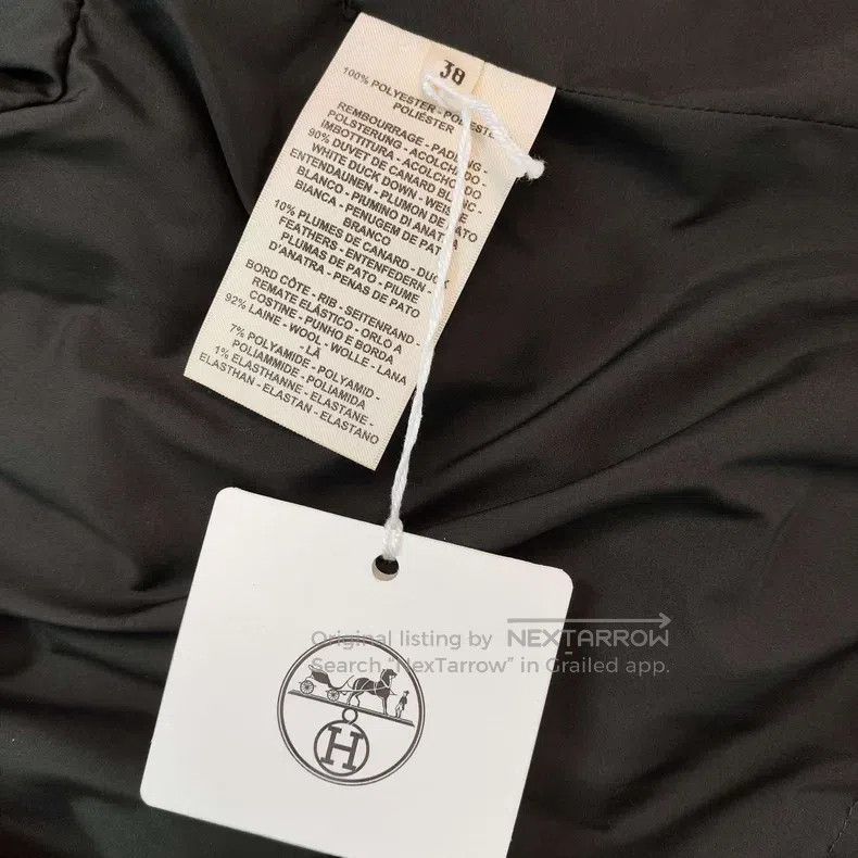 Hermes Hermes Ladies Black Puffer Jacket Size XXS / US 00 / IT 34 - 7 Thumbnail