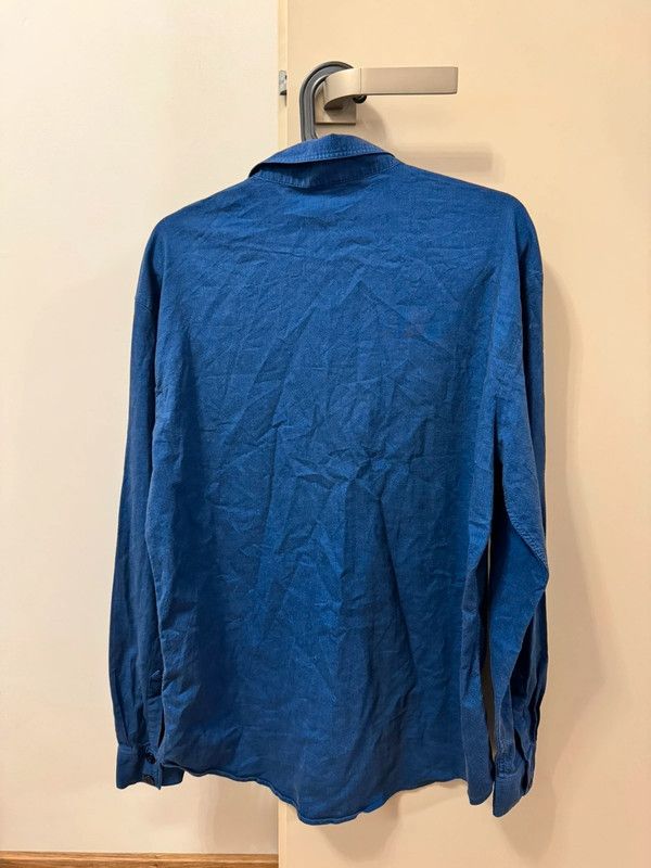 Dolce & Gabbana × Vintage D&G Dolce&Gabbana Jeans Blue Shirt Pocket Logo XL Size US XL / EU 56 / 4 - 2 Thumbnail