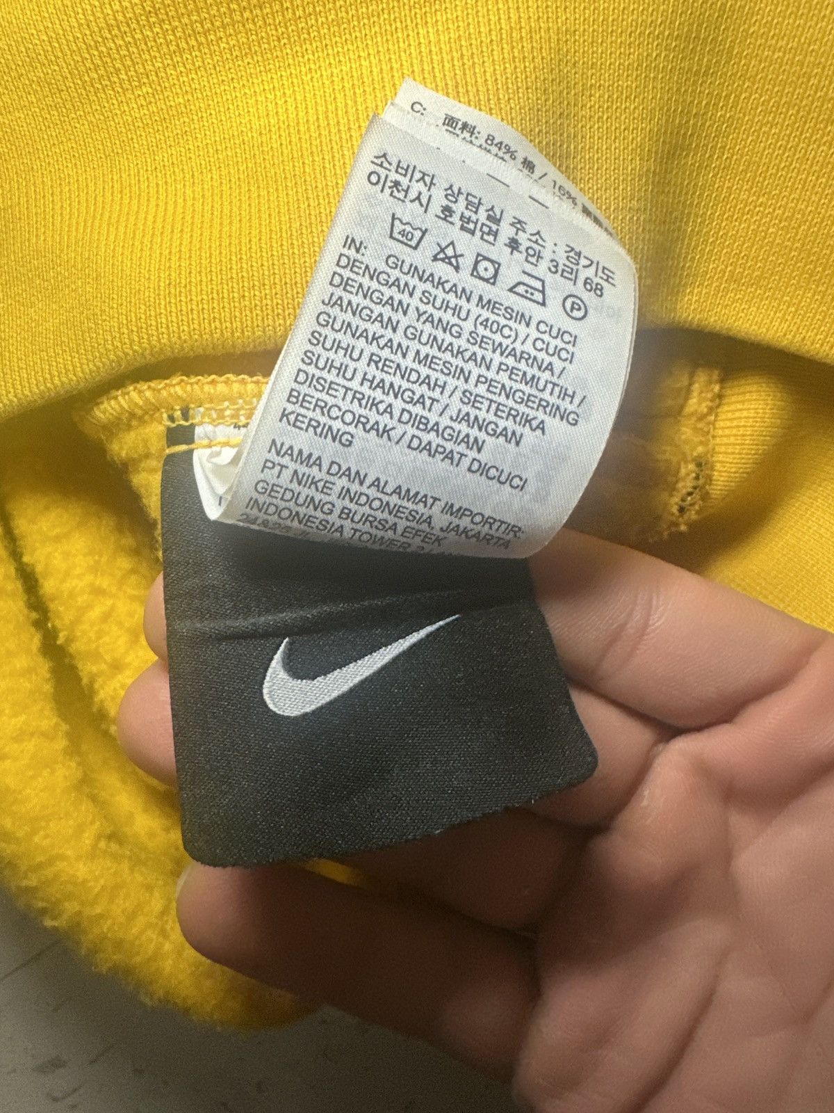 NOCTA × Nike Nike NOCTA Yellow Pullover Hoodie XS Size US XS / EU 42 / 0 - 7 Thumbnail