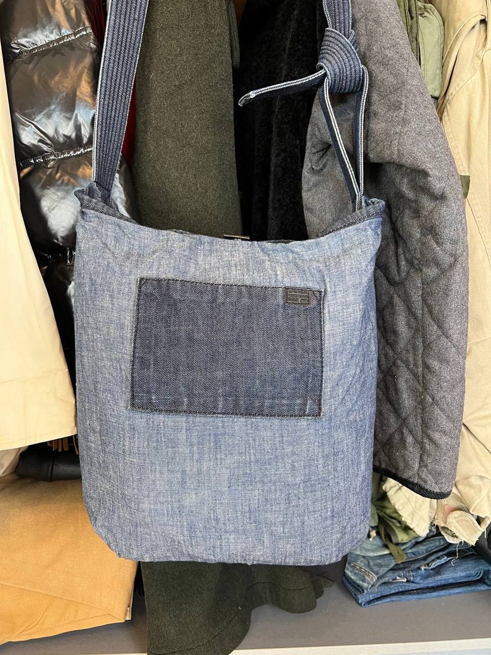 G-Star Avant Garde G-STAR RAW Denim Tote Bag Distressed Style Y2K Size ONE SIZE - 9 Thumbnail