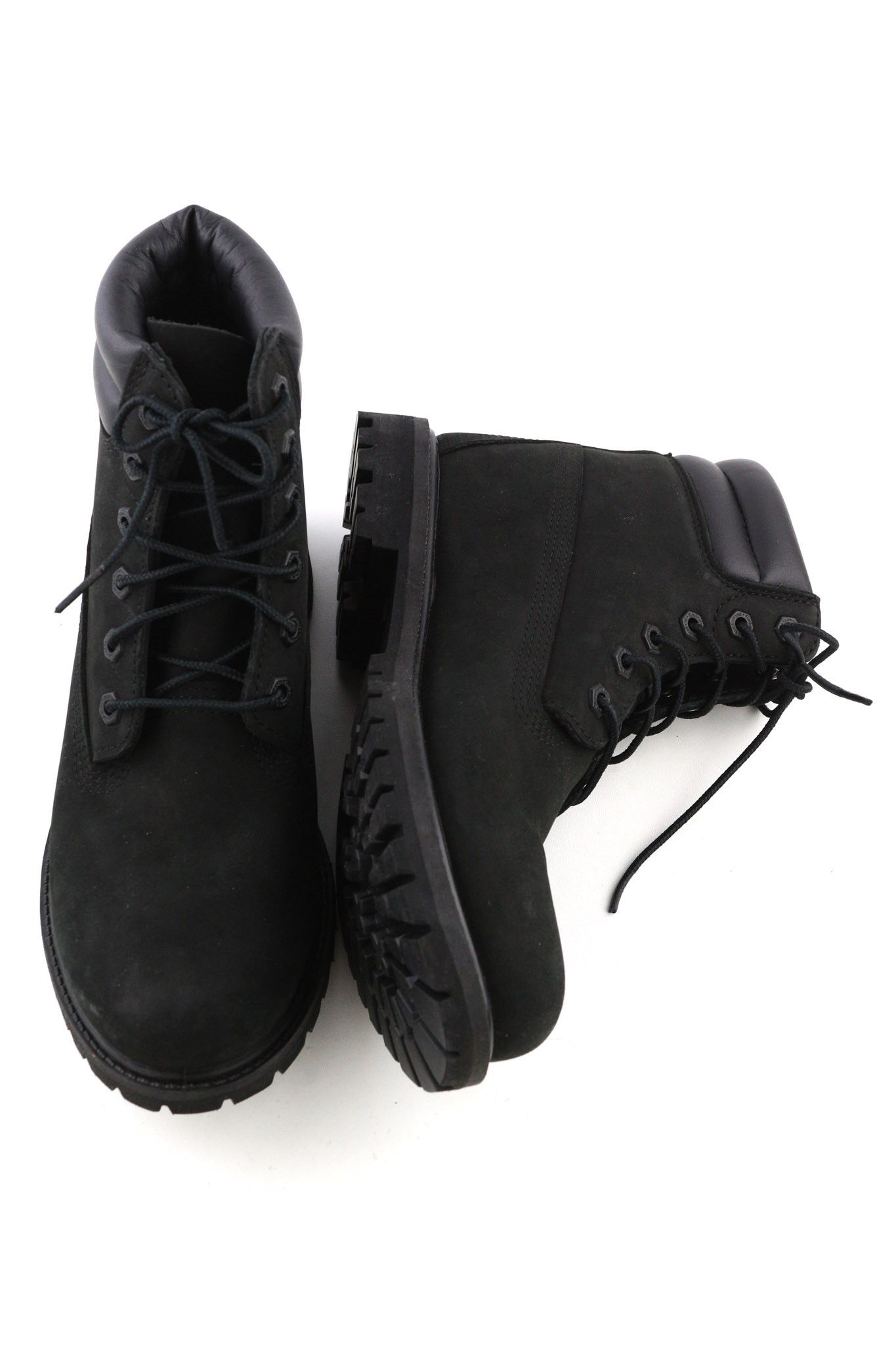 Timberland A15QY-A4959 EU38.5/39 Black Leather High Top Boots 81164 Size US 7.5 / IT 37.5 - 6 Thumbnail