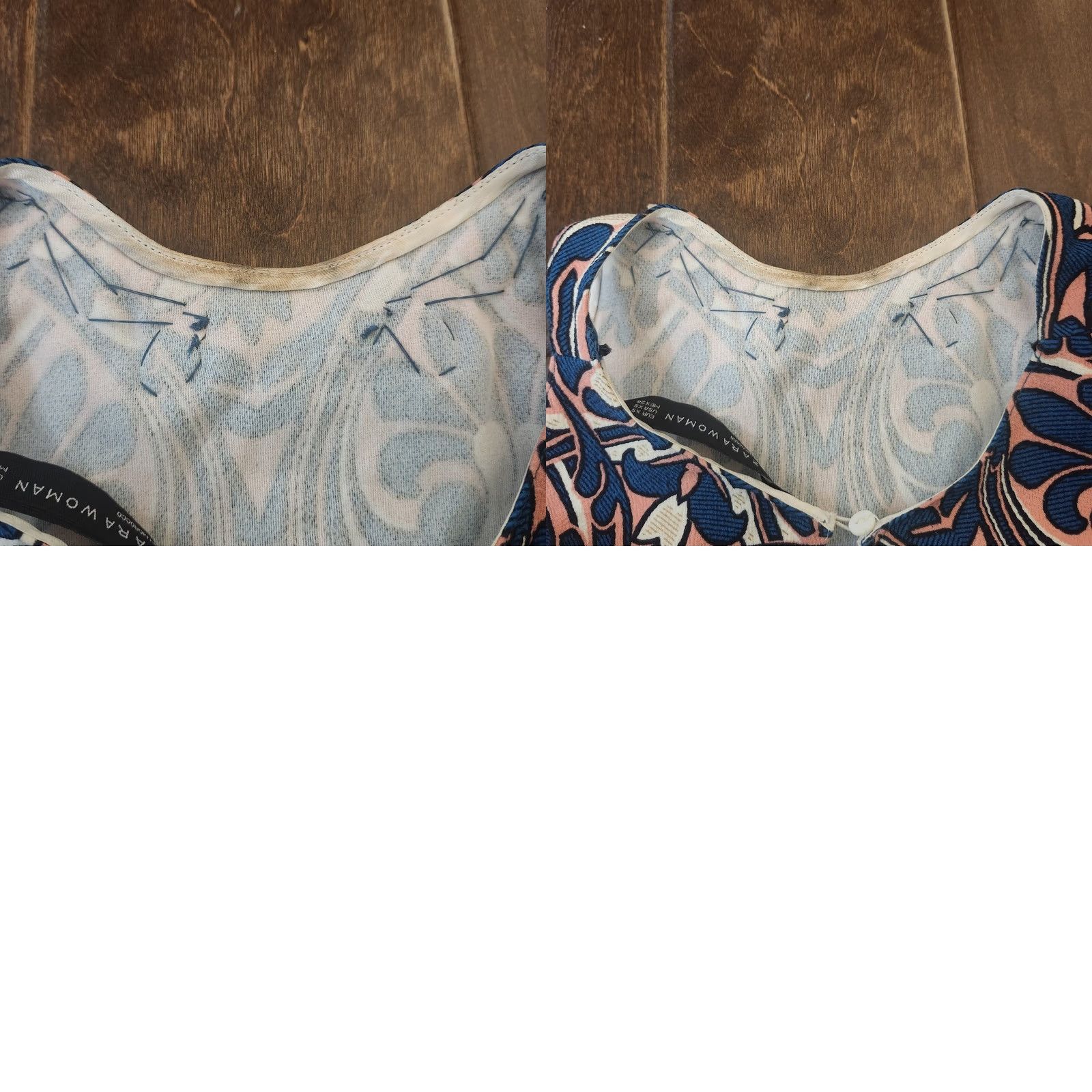 Zara Zara Woman XS Embellished Sleeveless Baroque Print Top Tank Multicolor Casual Party/Cocktail Travel Juniors XS Womens Manually Non-Handmade? Size XS / US 0-2 / IT 36-38 - 10 Thumbnail