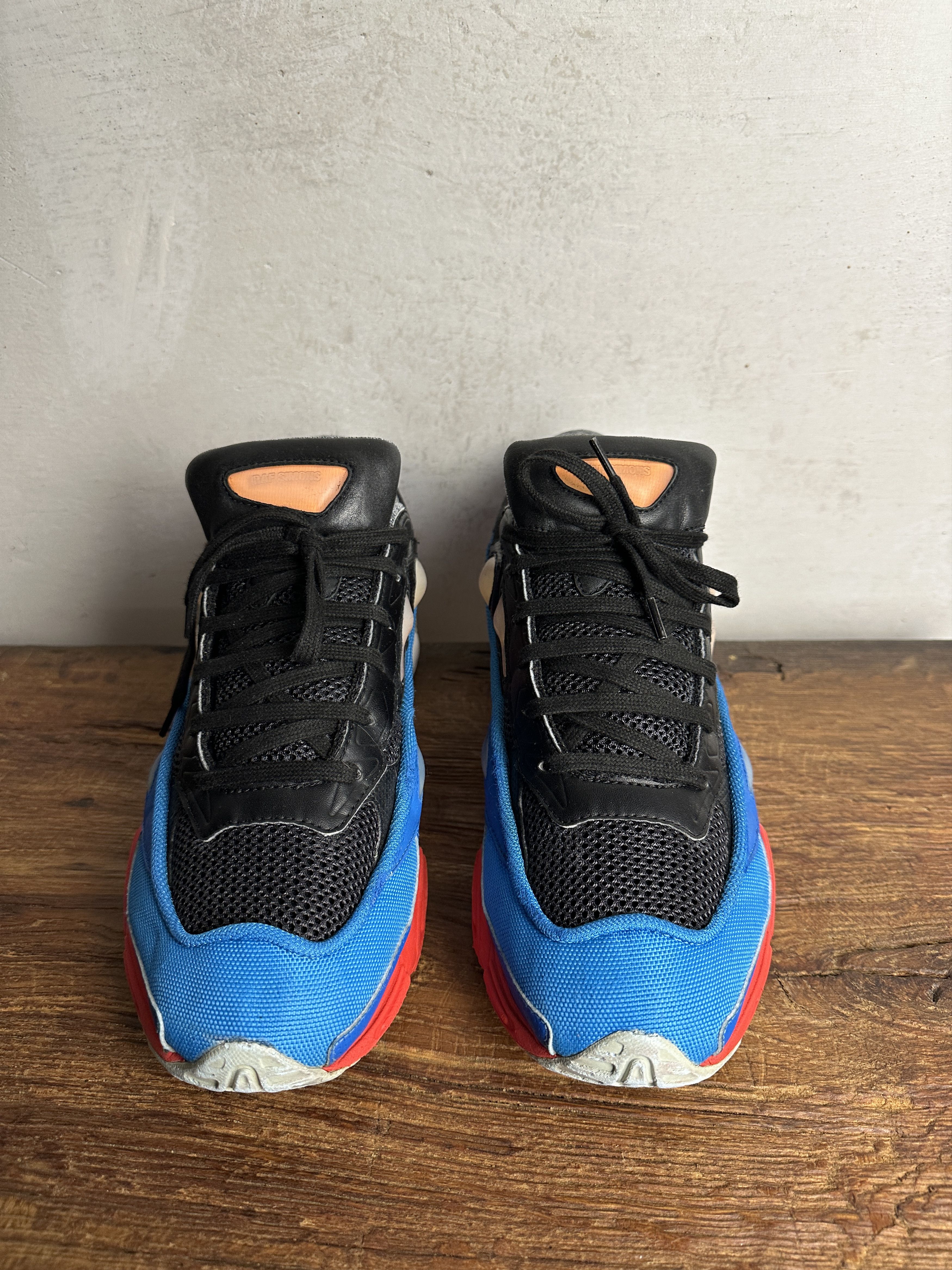 Adidas × Raf Simons Adidas x Raf Simons Ozweego 2 Black Red Orange Sneakers Size US 11 / EU 44 - 5 Thumbnail
