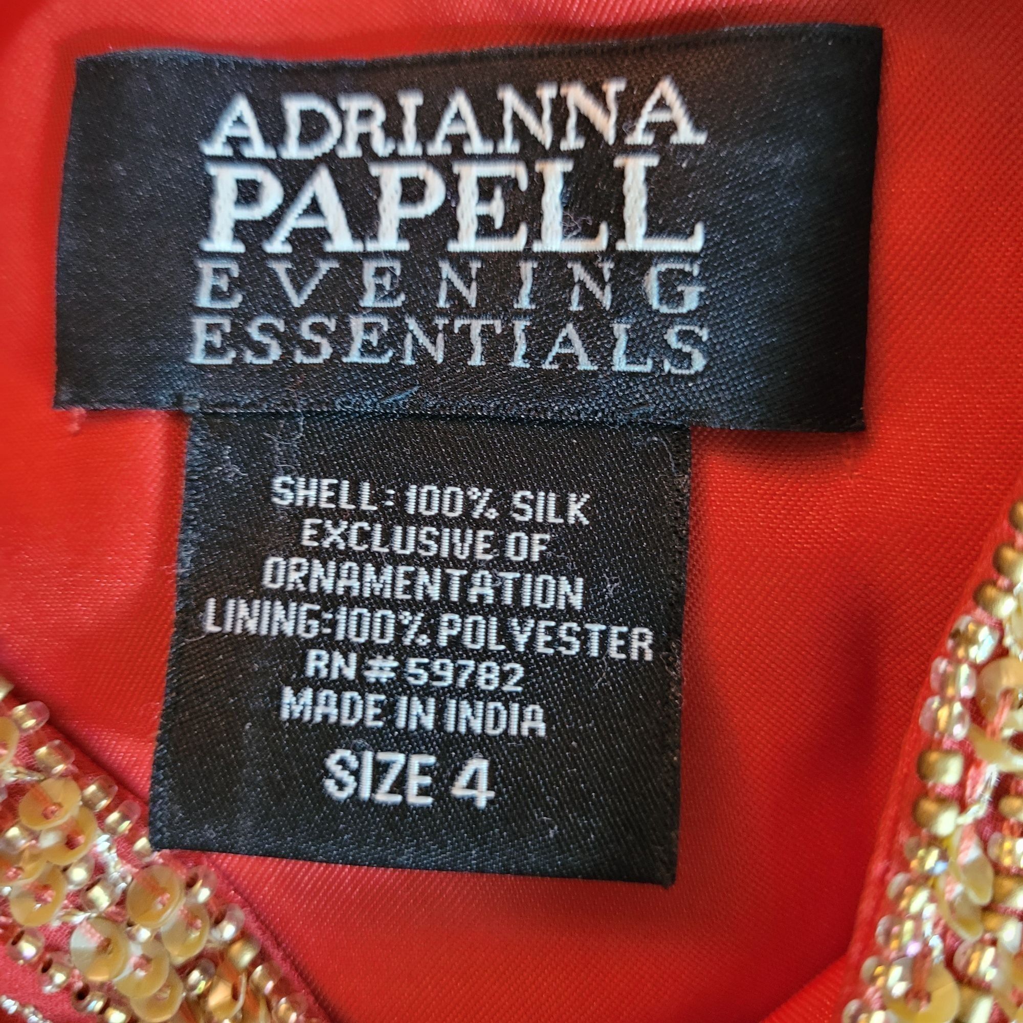 Adrianna Papell 90's Adrianna Papell Silk Mini Dress Sz 4 Bollywood Beaded S Size S / US 4 / IT 40 - 2 Thumbnail