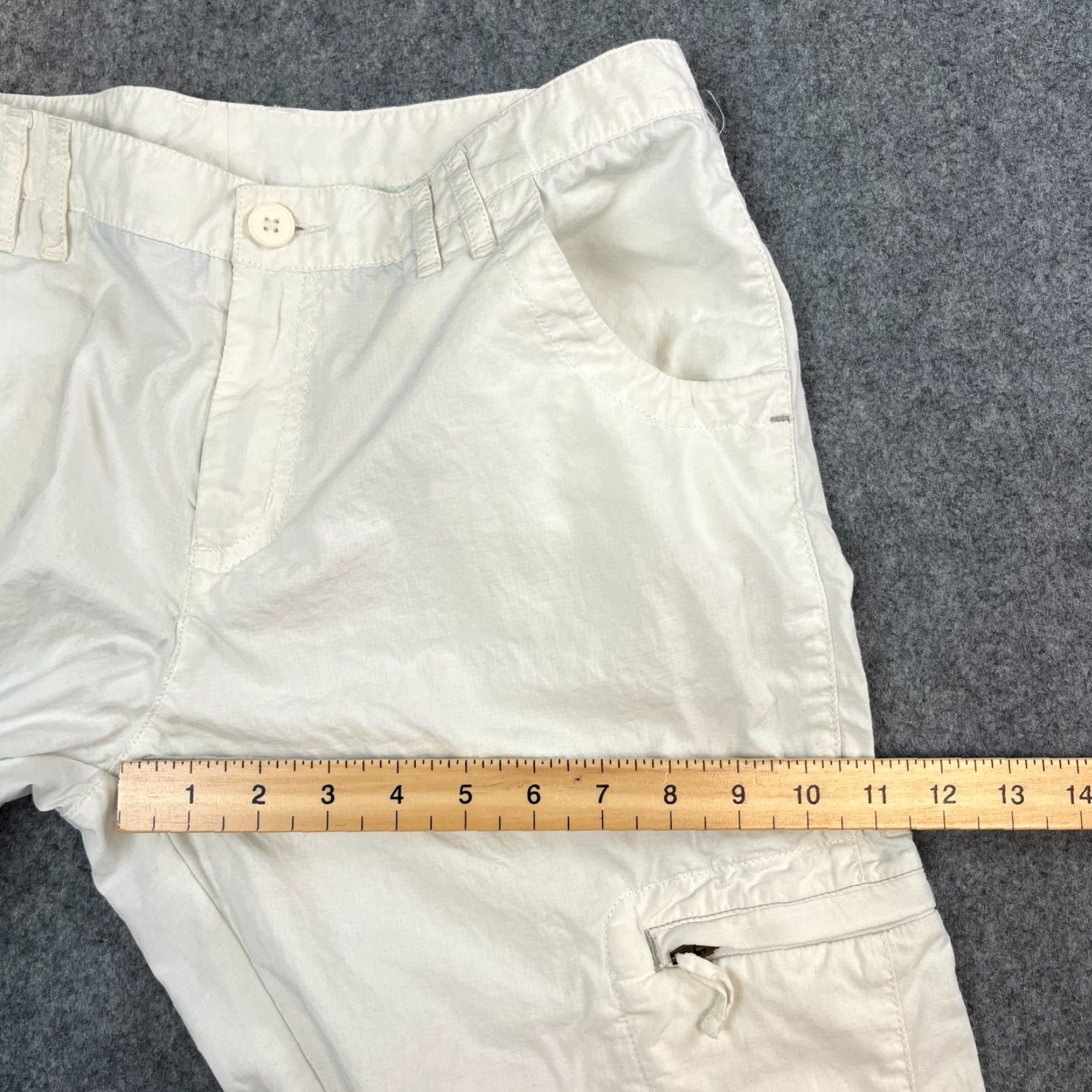 The North Face The North Face Womens Cargo Trousers Pants Relaxed Straight 30 30 UK 10 White Size 32" / US 10 / IT 46 - 5 Thumbnail