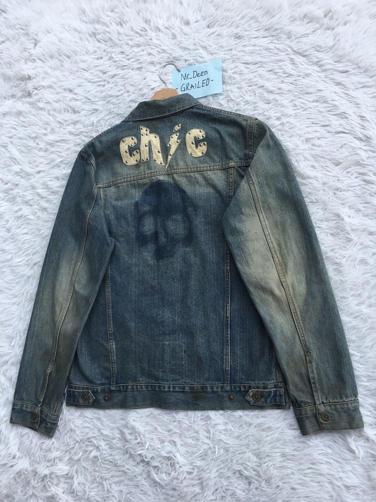 Japanese Brand Rare Vintage PPFM Denim Jacket Size US L / EU 52-54 / 3 - 3 Thumbnail