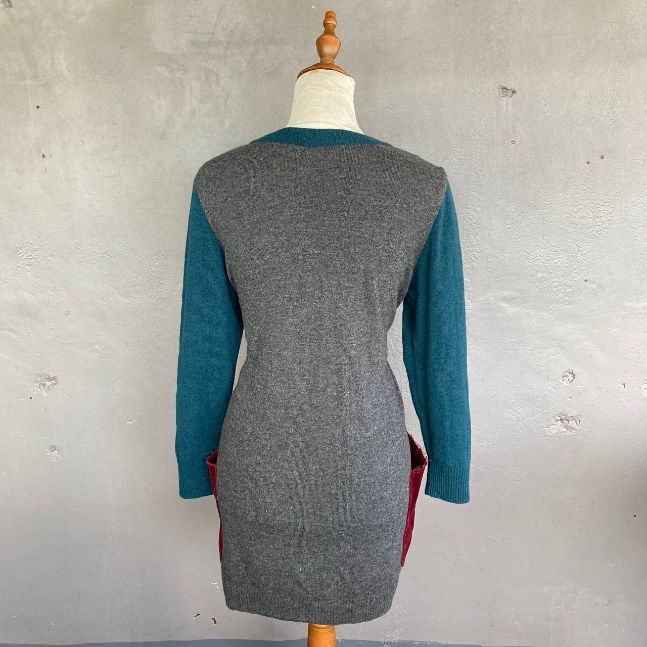 Undercover A/W12 “Psycho Color” Velour Tunic Dress Size M / US 6-8 / IT 42-44 - 4 Thumbnail