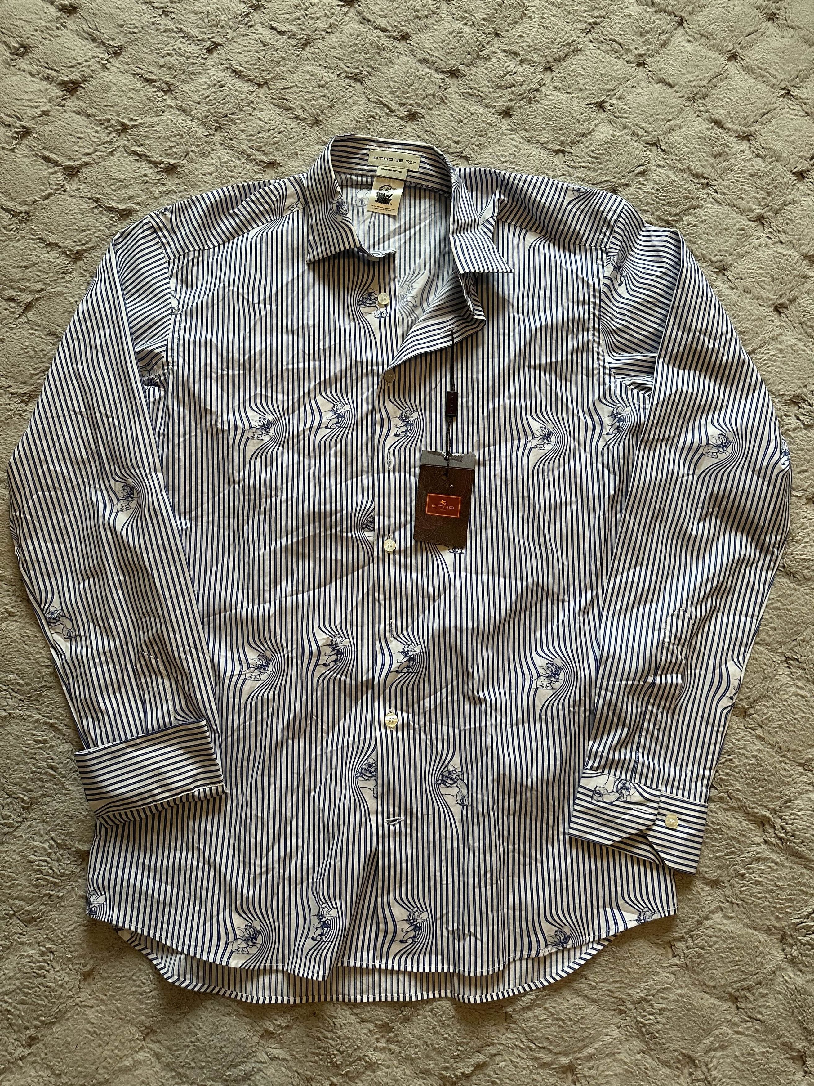 Designer × Etro ETRO x Tom & Jerry Button-Up Shirt Luxury Size US M / EU 48-50 / 2 - 1 Thumbnail