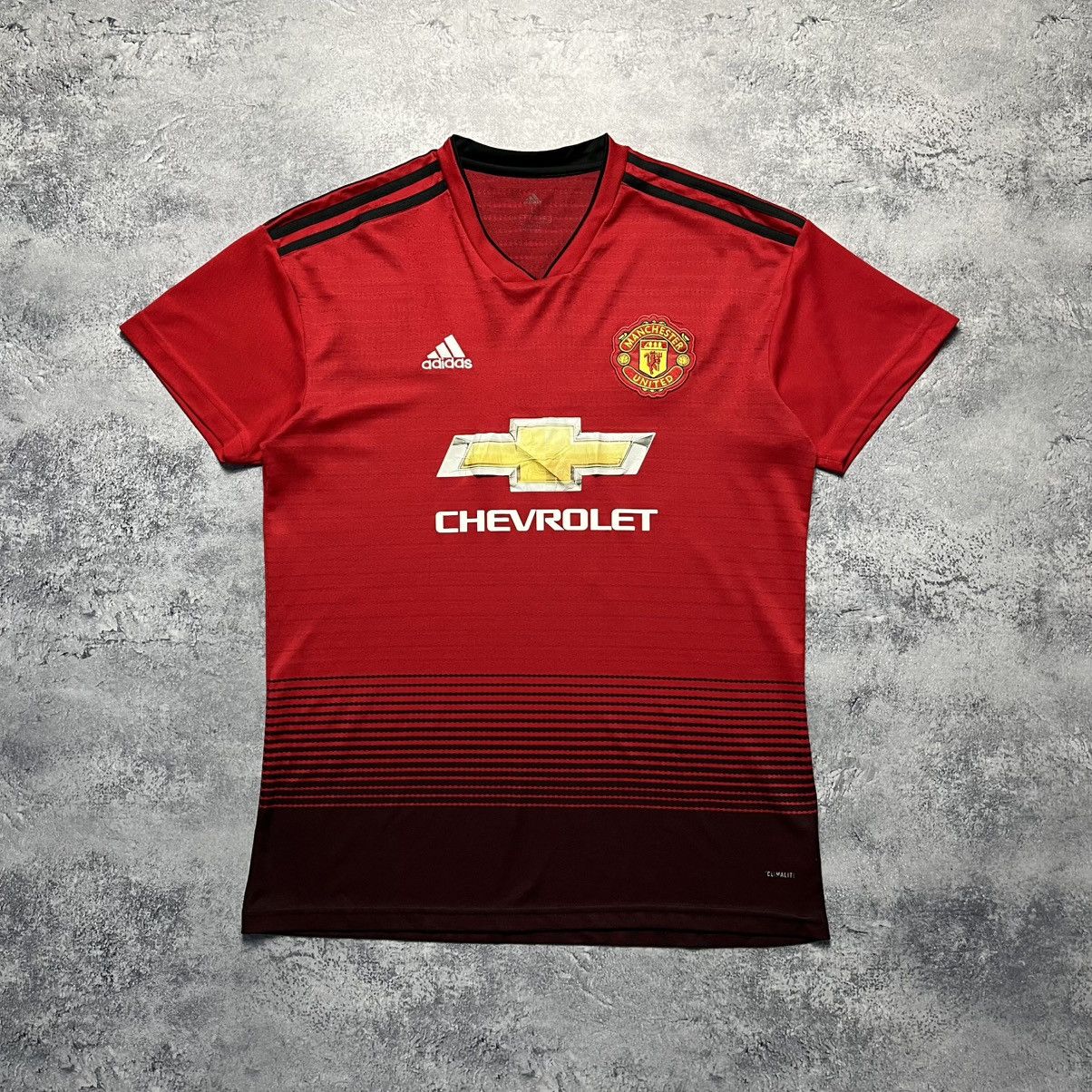 Adidas Vintage Adidas Manchester United 2018/19 Home Soccer Jersey Size US L / EU 52-54 / 3 - 1 Thumbnail