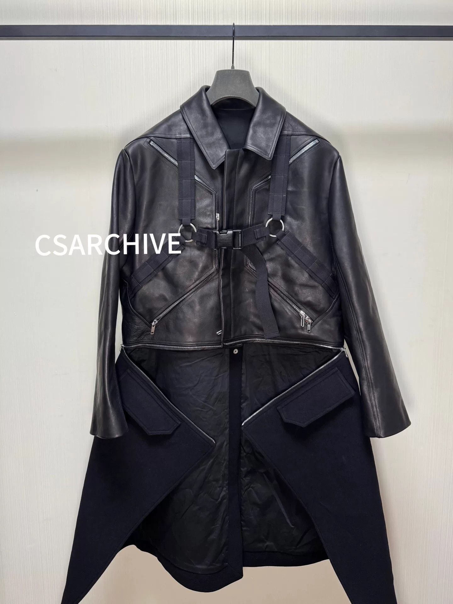 Rick Owens Rick Owens 25FW Blixa Max Leather Coat Size US M / EU 48-50 / 2 - 2 Thumbnail