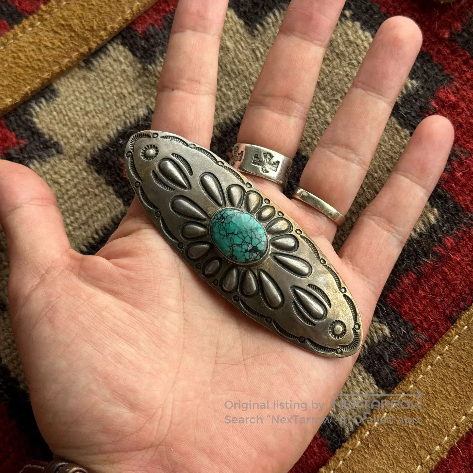 Ralph Lauren Purple Label Ralph Lauren Purple Label Turquoise Brooch. Size ONE SIZE - 5 Thumbnail