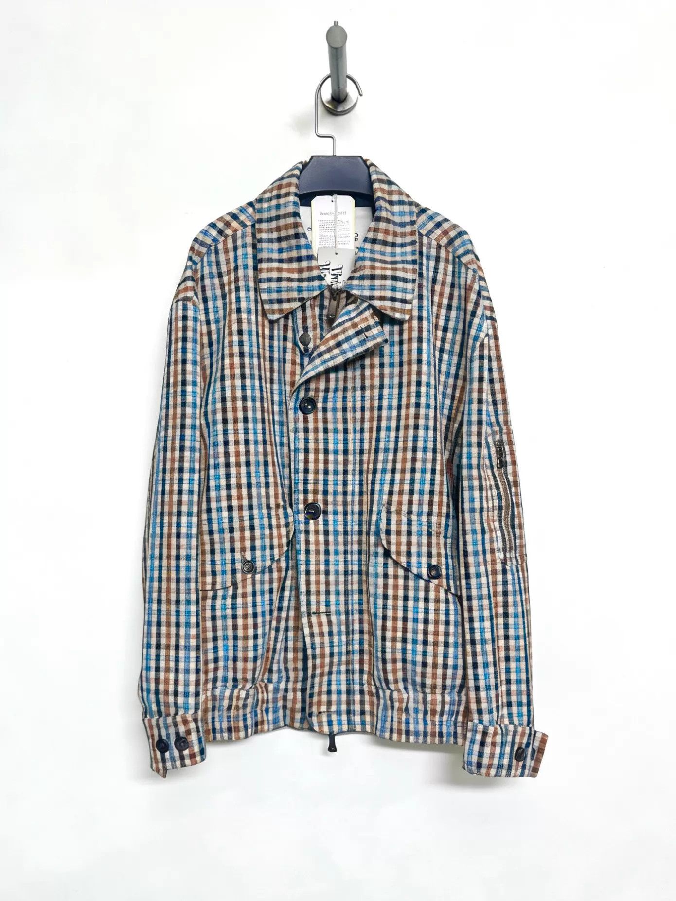 Vivienne Westwood Vivienne Westwood 2019SS Tartan Asymmetric Zip Jacket Size US L / EU 52-54 / 3 - 2 Thumbnail