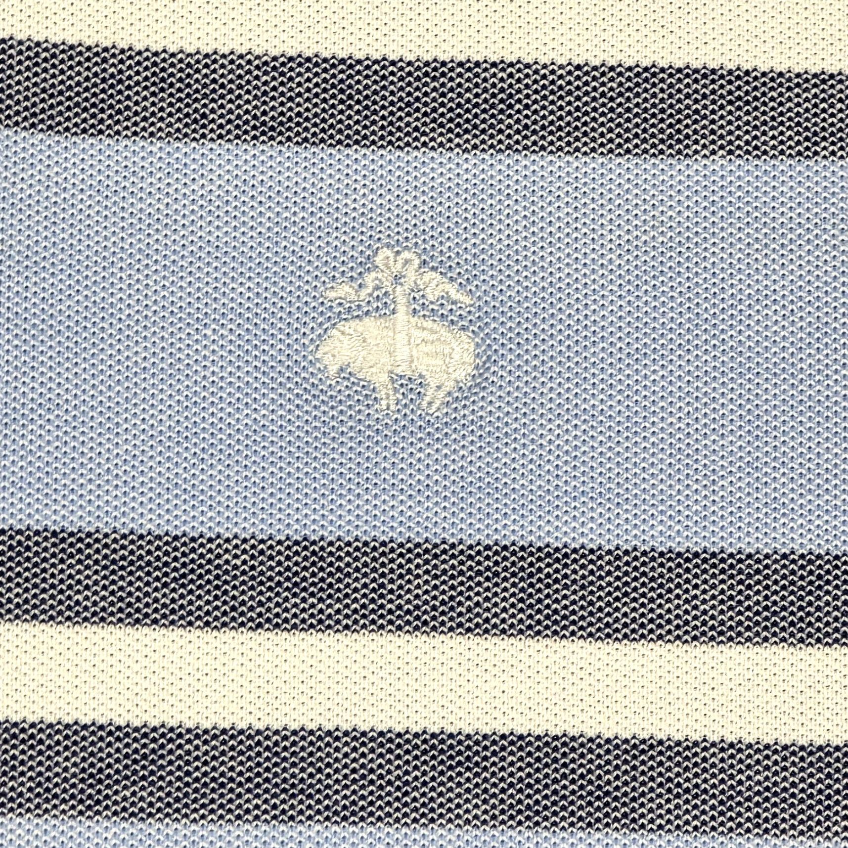 Brooks Brothers Brooks Brothers Polo Short Sleeve Blue White Mens L Performance Golden Fleece Size US L / EU 52-54 / 3 - 5 Thumbnail