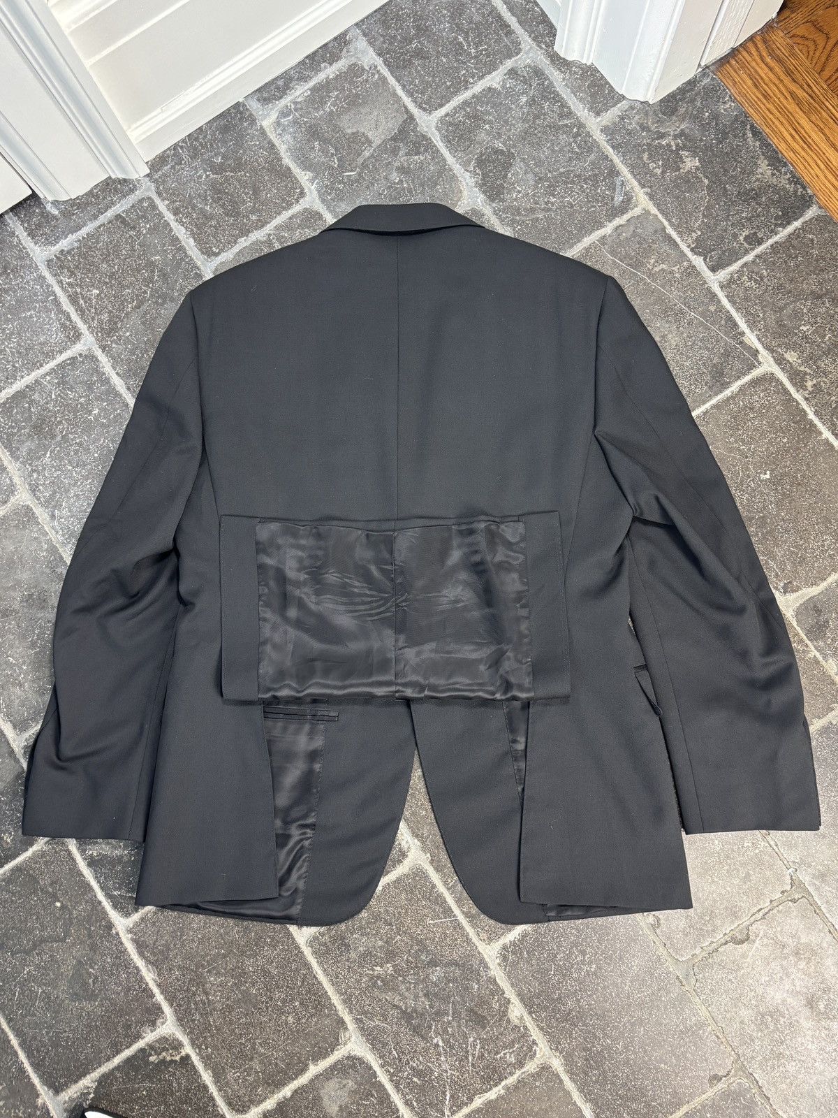 Canali Canali Suit Two Piece Tuxedo Blazer Trousers Made in Italy Size 48S - 11 Thumbnail