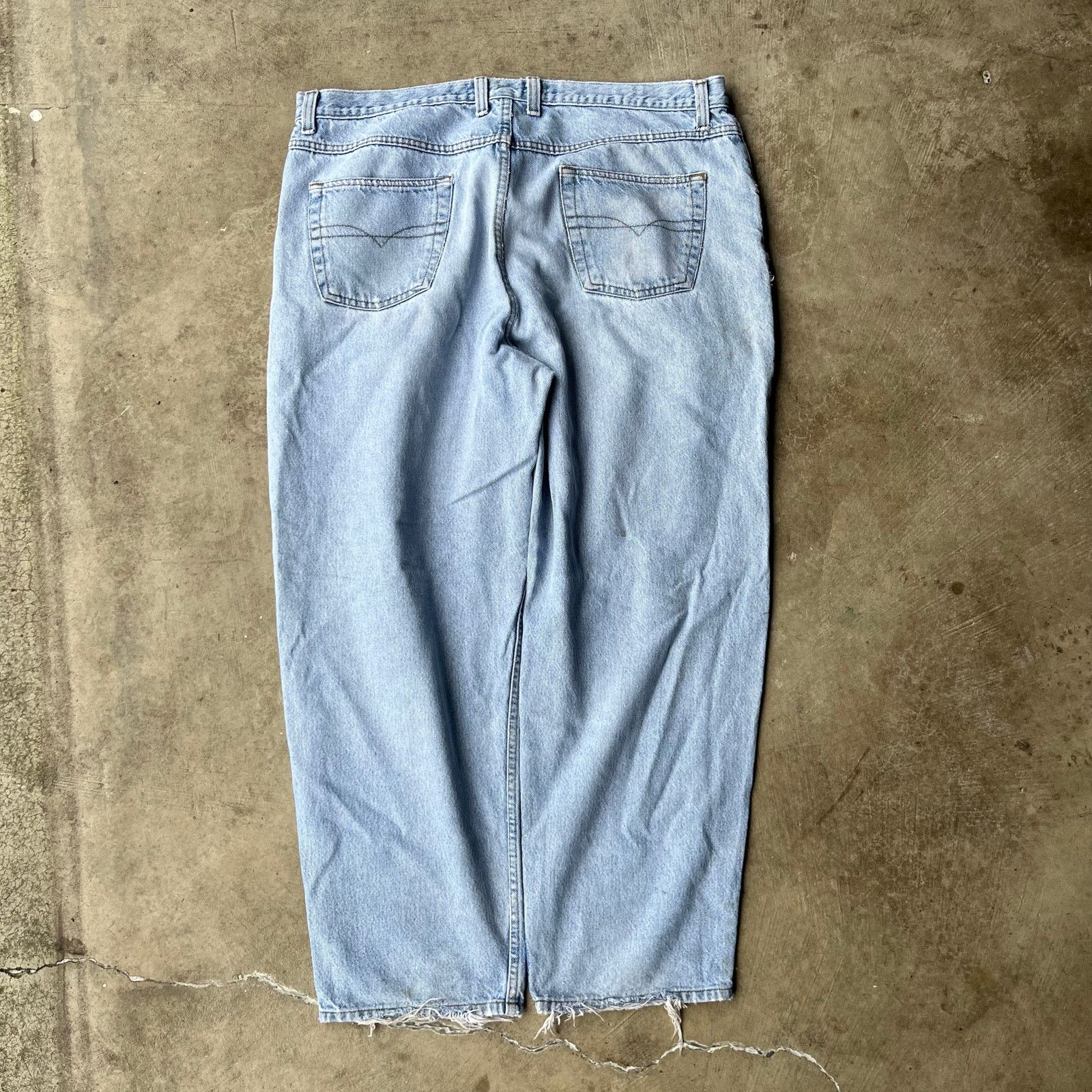 Vintage VINTAGE ANCHOR BLUE JEANS WIDE-LEG BAGGY Y2K 40X30 00S Size US 40 / EU 56 - 2 Thumbnail