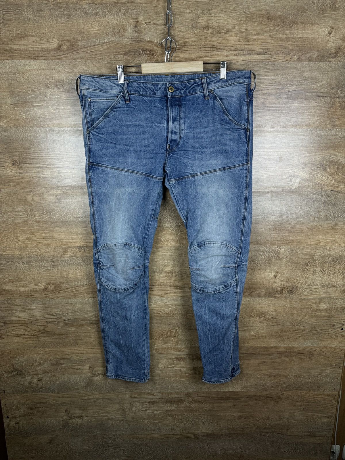 G-Star × Vintage Mens G Star Raw 5620 3D SLIM cargo pants jeans denim Size US 38 / EU 54 - 1 Thumbnail