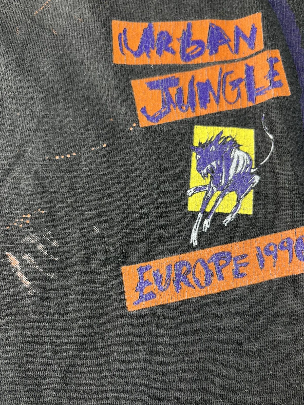 The Rolling Stones The Rolling Stones Urban Jungle 1990 Tour Tee XL Fade Size US XL / EU 56 / 4 - 10 Thumbnail