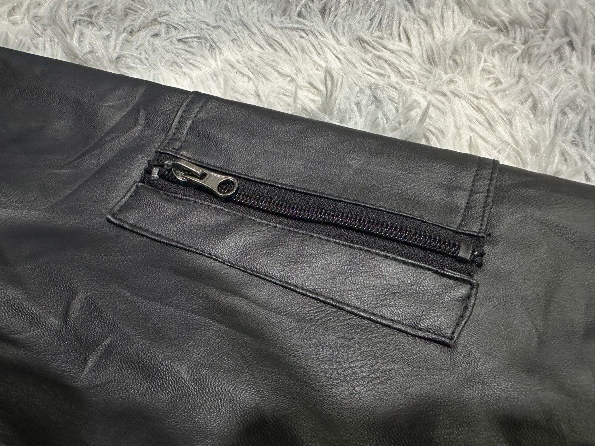Japanese Brand 🔥Sick Y2K Cavaria Ma-1 Bomber Faux Leather Jacket Goth Punk Size US L / EU 52-54 / 3 - 4 Thumbnail
