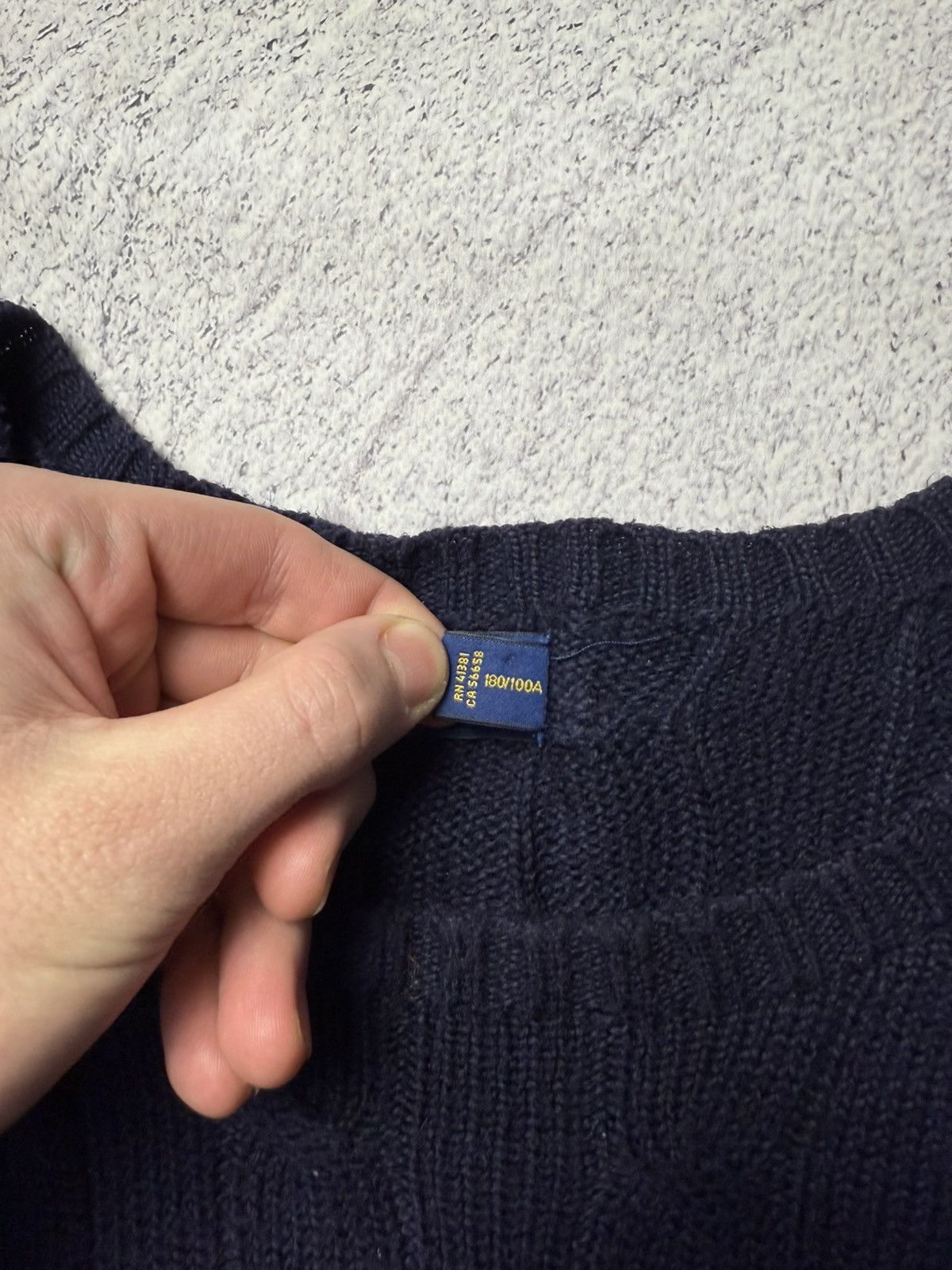 Polo Ralph Lauren Mens Vintage Polo Ralph Lauren knitted Sweater luxury Size US L / EU 52-54 / 3 - 12 Thumbnail