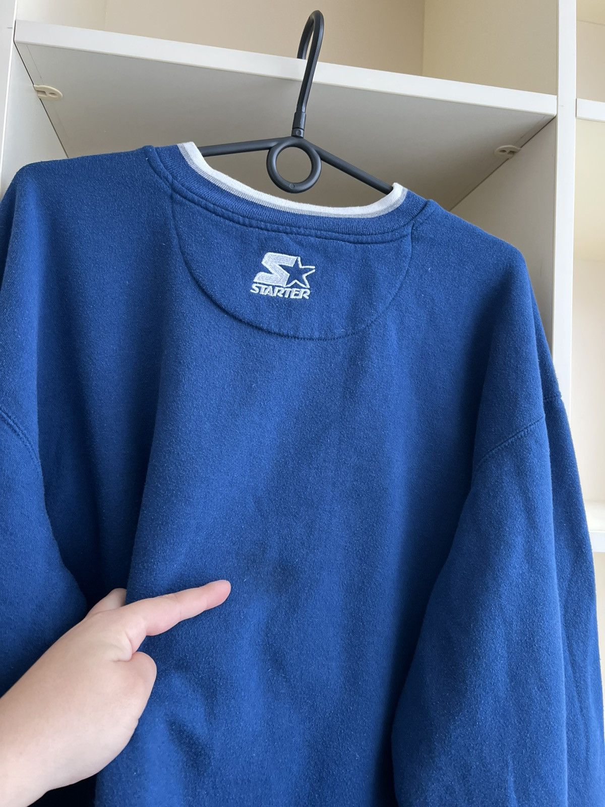 NFL Vintage 90s Dallas Cowboys Starter NFL Sweatshirt Size US L / EU 52-54 / 3 - 14 Thumbnail