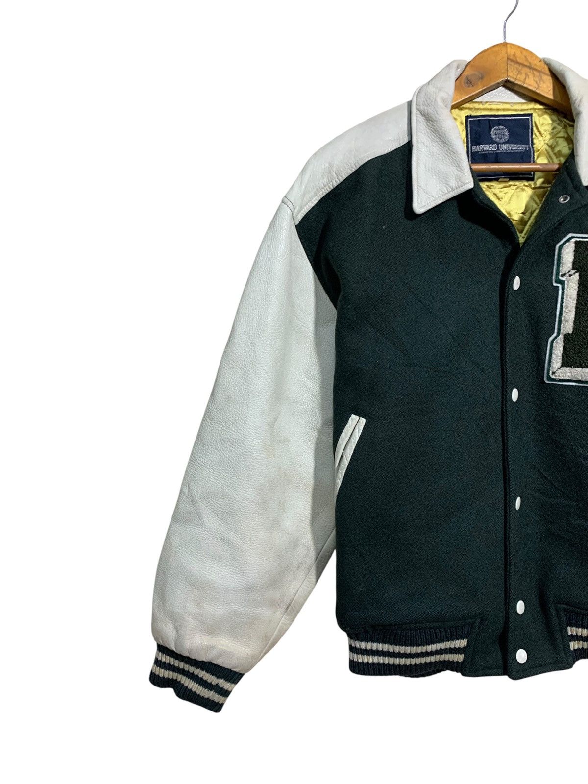 Vintage 🔥VTG HARVARD UNIVERSITY VARSITY JACKETS WOOL/LEATHER Size US M / EU 48-50 / 2 - 6 Thumbnail
