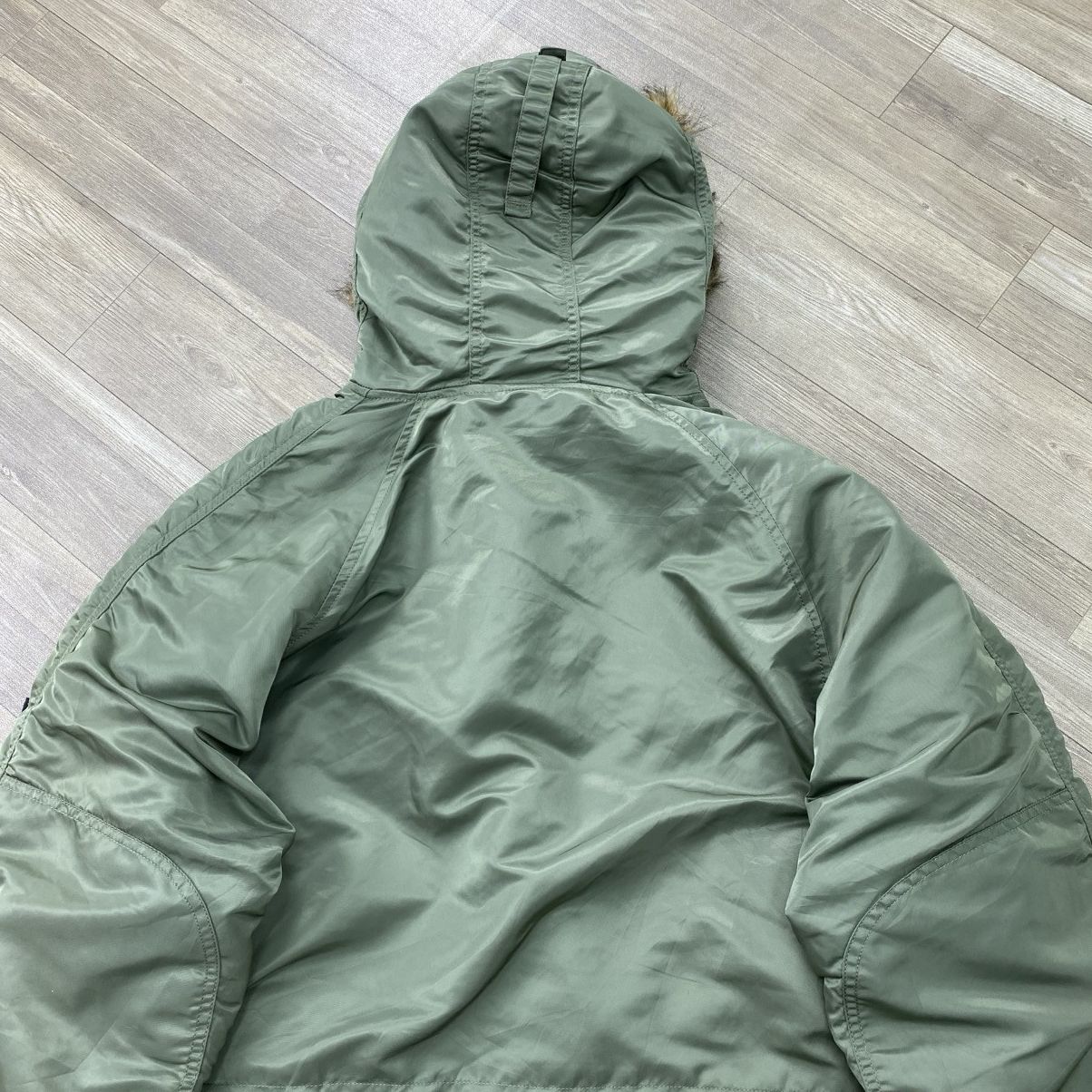 Alpha Industries Vintage Alpha Industries N3B Military Army Bomber Fur Jacket Size US XL / EU 56 / 4 - 17 Thumbnail