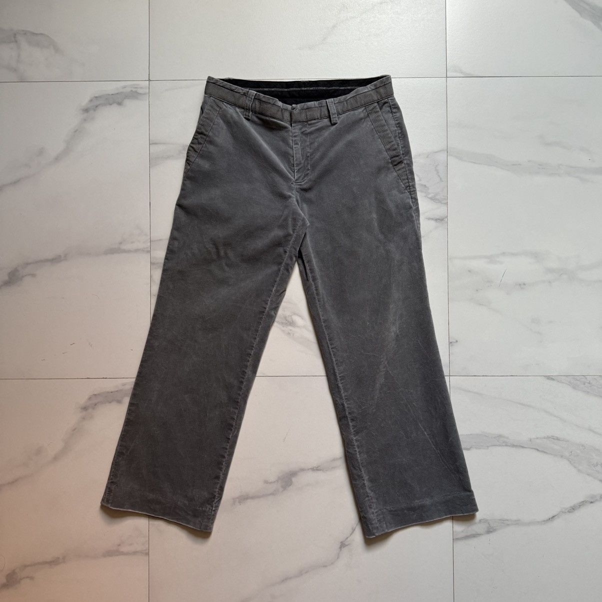 Armani Exchange Armani Exchange Silver Velvety Pants Size US 29 - 2 Thumbnail