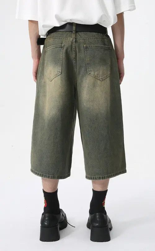 Japanese Brand Vintage Teal Straight Wide Leg Denim Hayama x Kase Size US 32 / EU 48 - 5 Thumbnail