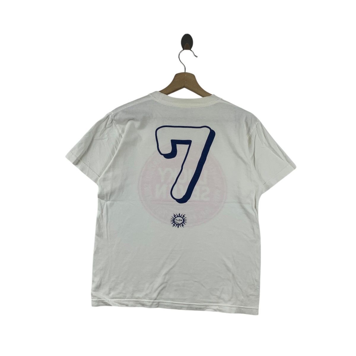 Vintage LUCKY SEVEN TI-DA KOBE Japan Everybody Smile Tee Shirt Top Size US S / EU 44-46 / 1 - 5 Thumbnail