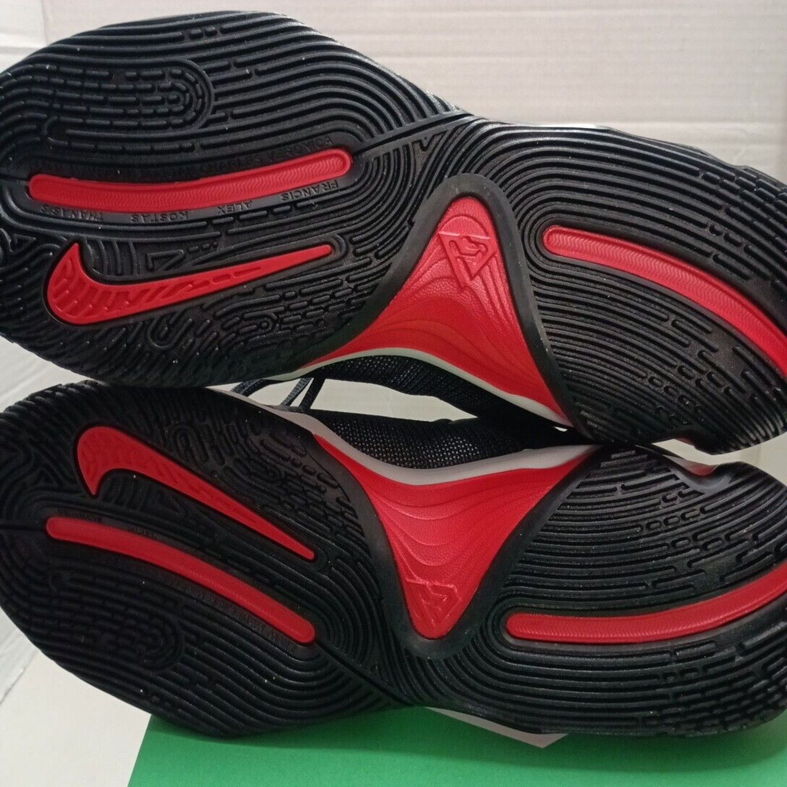 Nike Nike Giannis Immortality 3 Mens Size 12 Black University Red Size US 12 / EU 45 - 5 Thumbnail