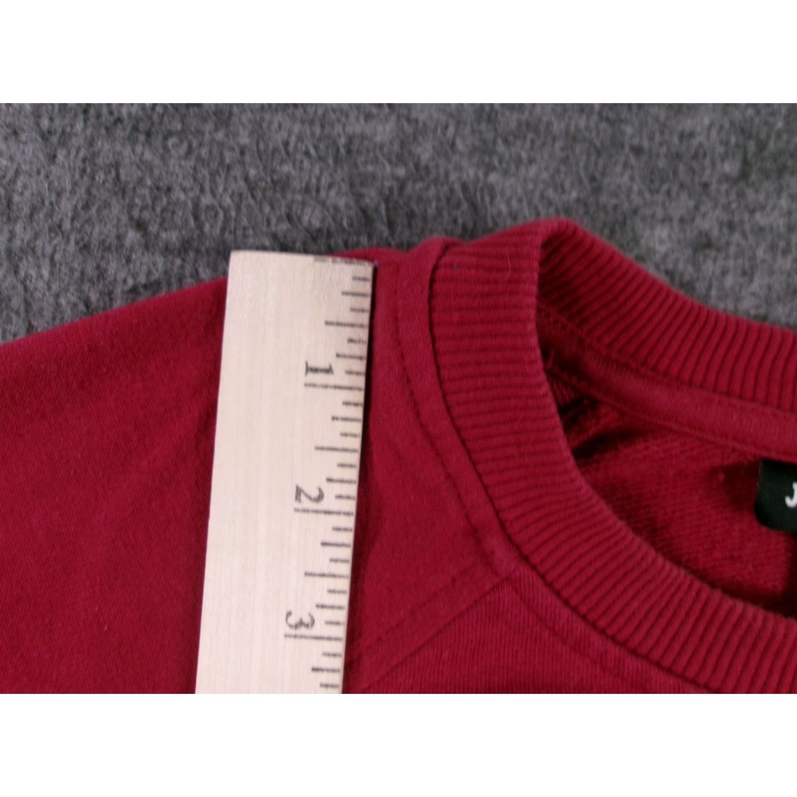 Joe Boxer VINTAGE Joe Boxer Sweatshirt Womens M Burgundy So Bossy Pullover Crewneck Raglan Cuffs Letters Logo 90s Mens Womens Size M / US 6-8 / IT 42-44 - 4 Thumbnail