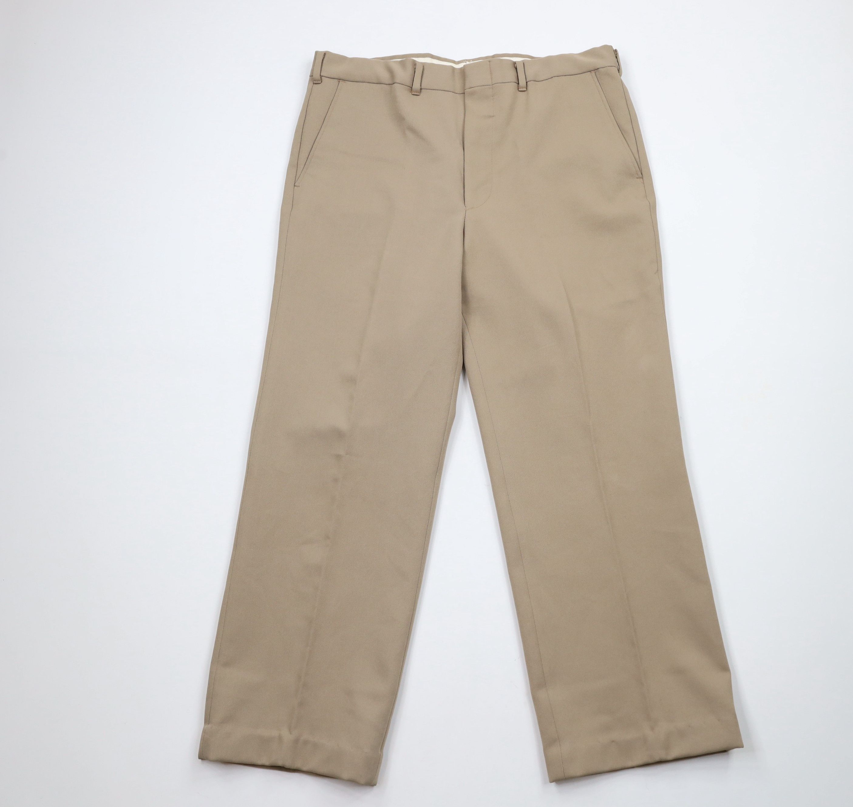 Vintage Vintage 70s Streetwear Wide Leg Bell Bottoms Chino Pants USA Size US 34 / EU 50 - 1 Thumbnail