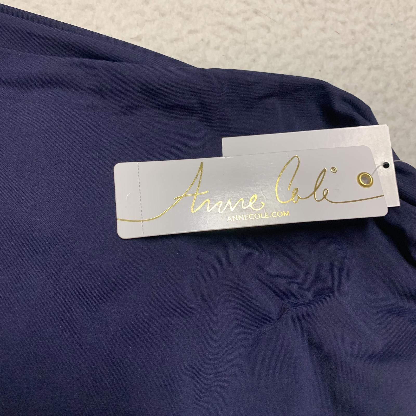 Other Anne Cole Women's Bikini Swim Bottom Plus Sz 24W Navy Blue Size ONE SIZE - 3 Thumbnail