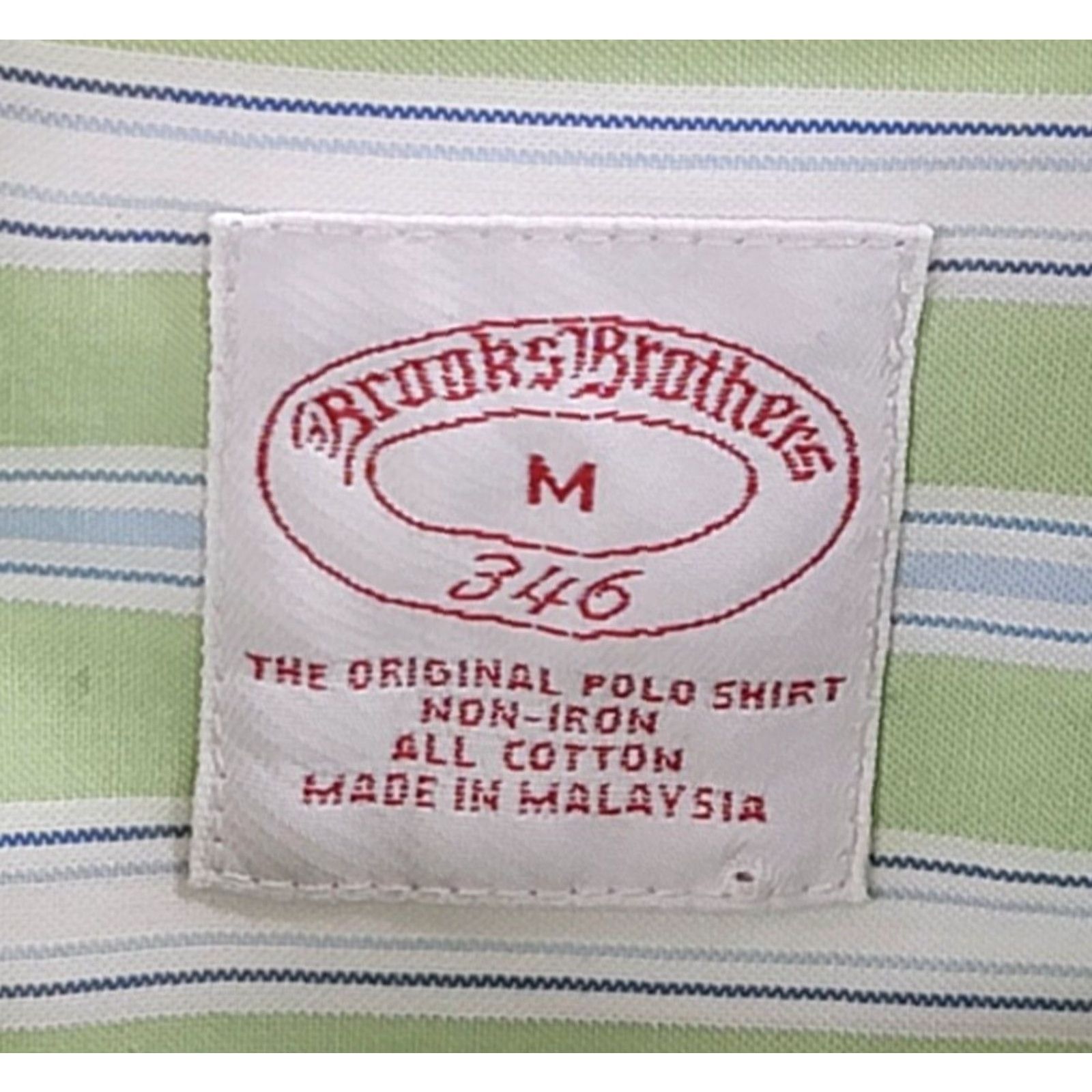 Brooks Brothers Brooks Brothers Button-Up Shirt Men M Green Stripe Non Iron Cotton Button-Down Collar 346 Regular Size Type Size US M / EU 48-50 / 2 - 3 Thumbnail