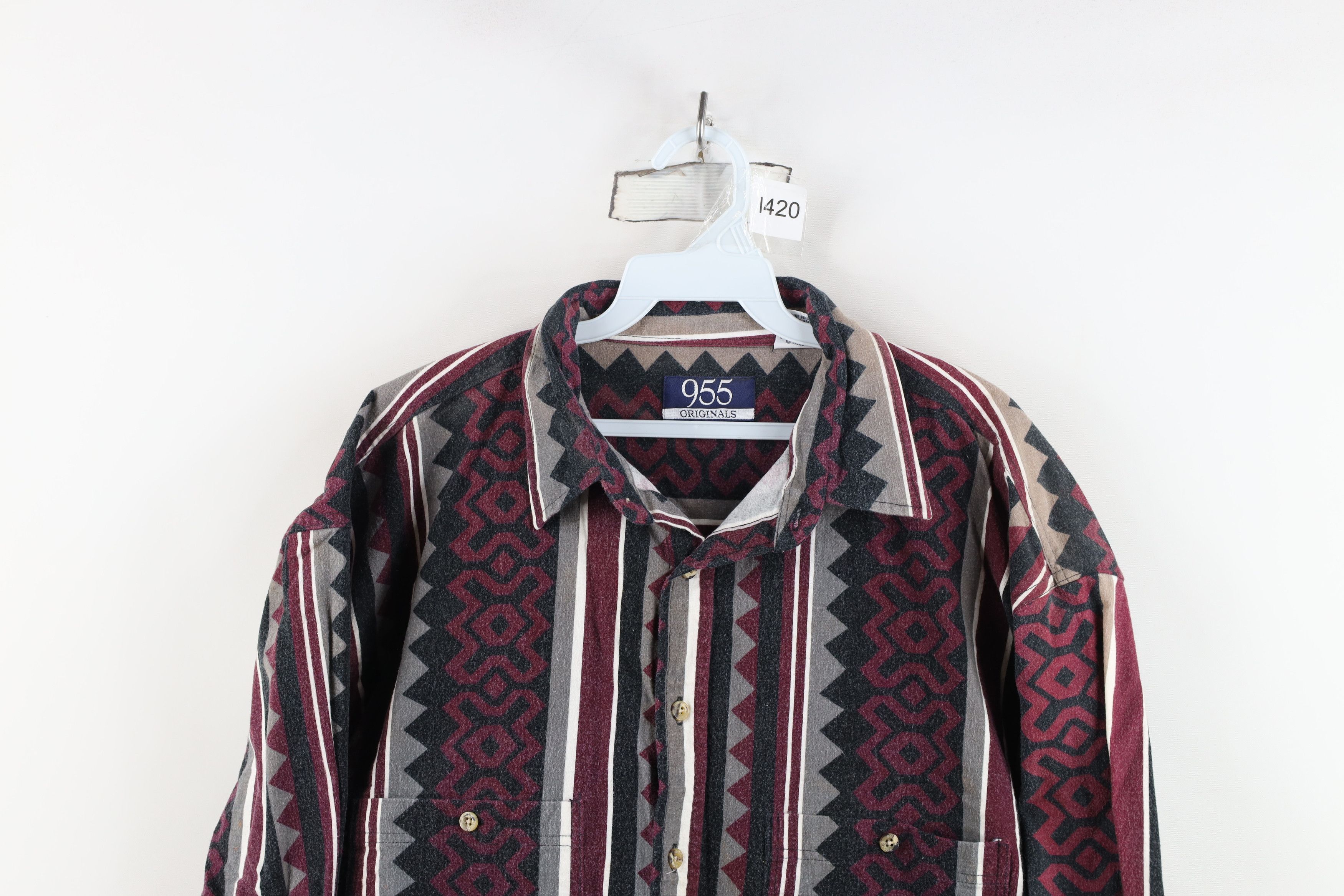 Vintage Vintage 90s Streetwear Rodeo Chamois Cloth Button Shirt Size US XL / EU 56 / 4 - 2 Thumbnail