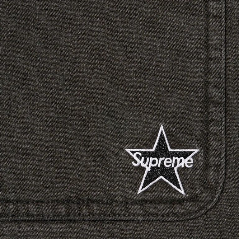 Supreme Supreme Quilted Denim Snap Shirt - Black Size US M / EU 48-50 / 2 - 2 Thumbnail