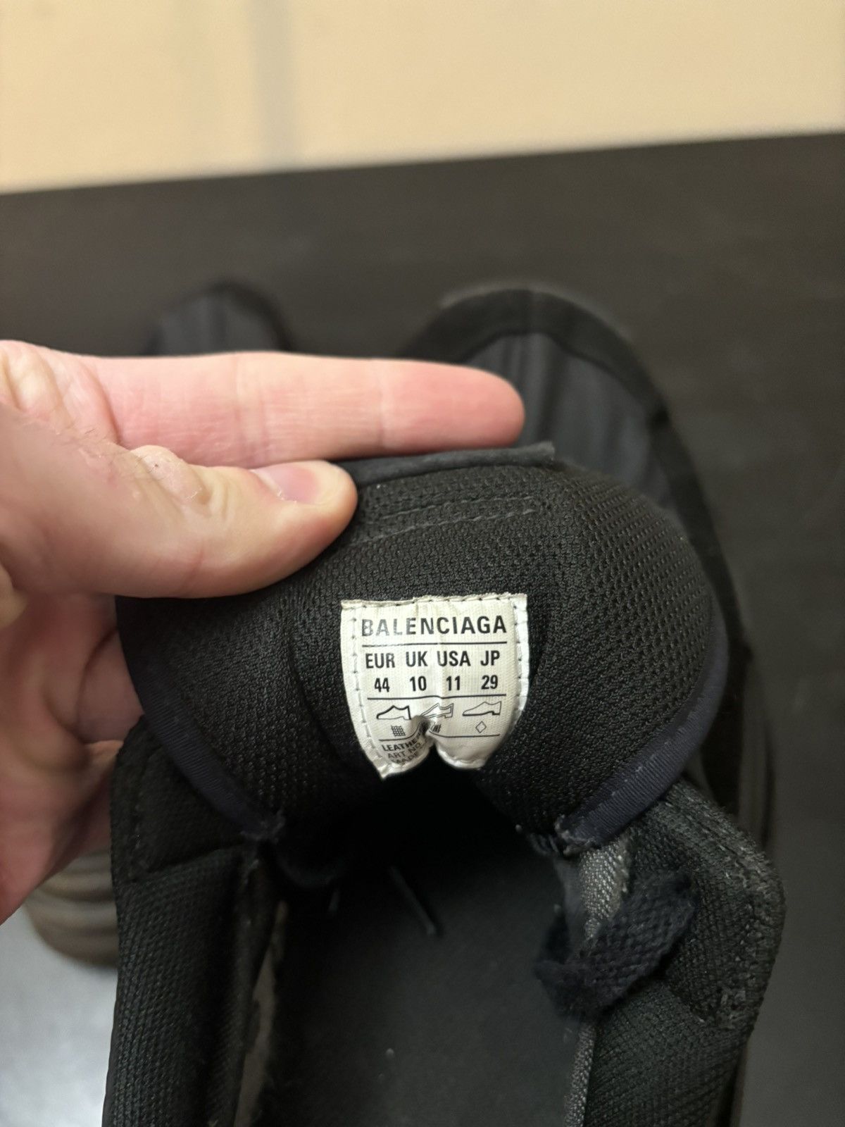 Balenciaga Balenciaga Triple S Nylon Black Size US 11 / EU 44 - 8 Thumbnail