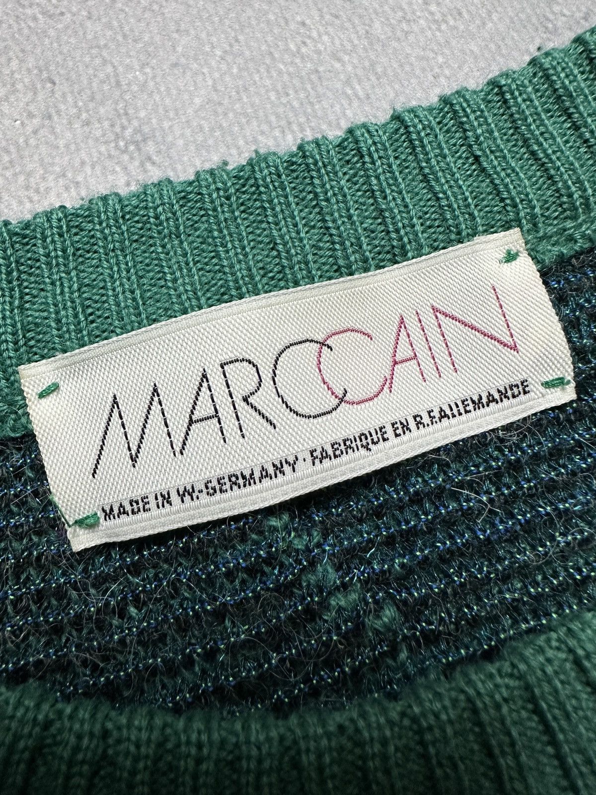 Japanese Brand Vintage Marc Cain Wool Sweater Knitted Made In West Germany Size US XL / EU 56 / 4 - 8 Thumbnail