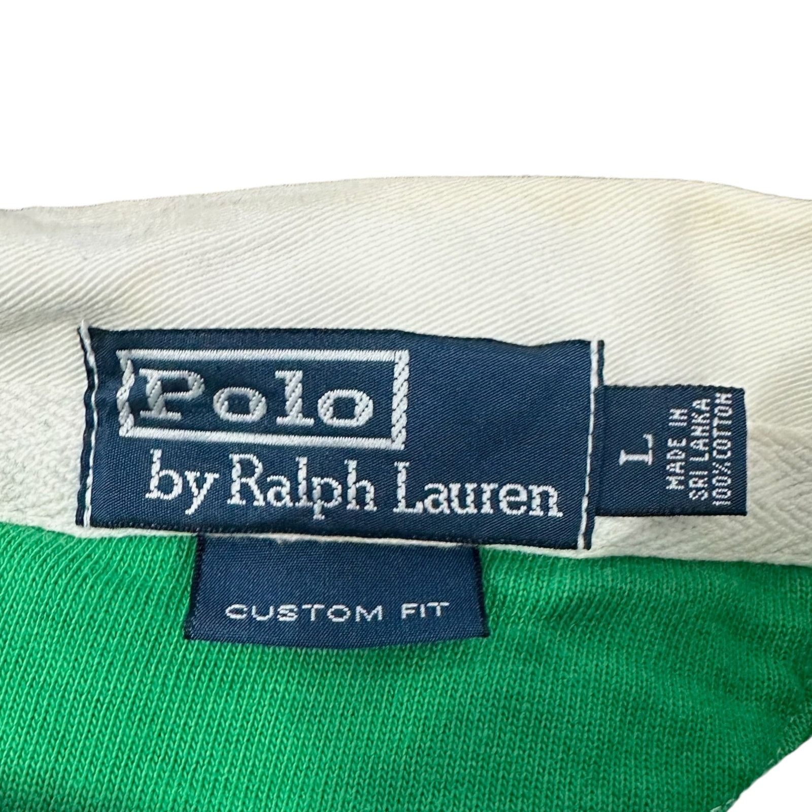 Polo Ralph Lauren Polo Ralph Lauren Custom Fit Striped Cotton Rugby Size US L / EU 52-54 / 3 - 7 Thumbnail