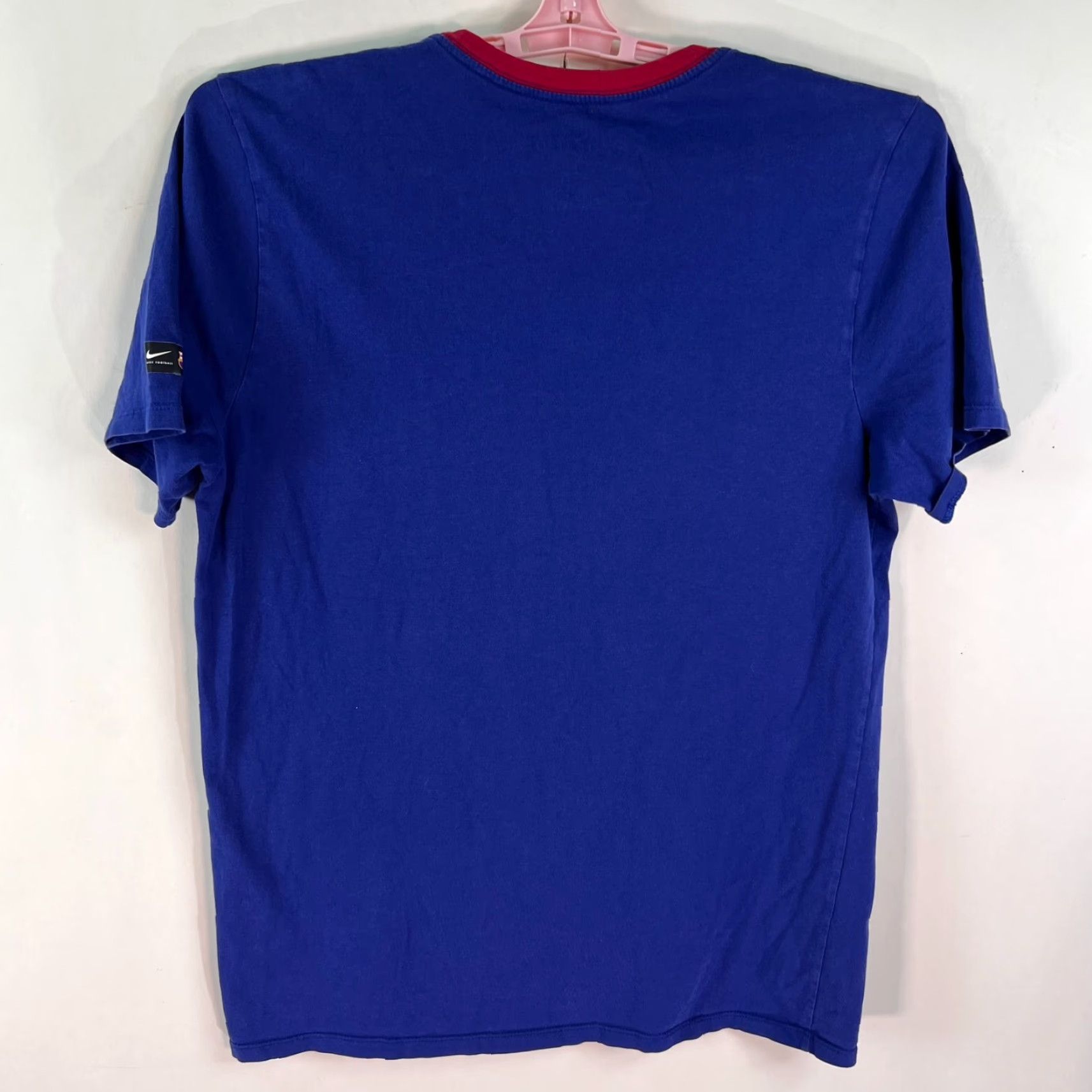 Nike VINTAGE Nike Jersey Soccer Shirt Adult Large Blue Embroidered 90s Mens Size US L / EU 52-54 / 3 - 5 Thumbnail