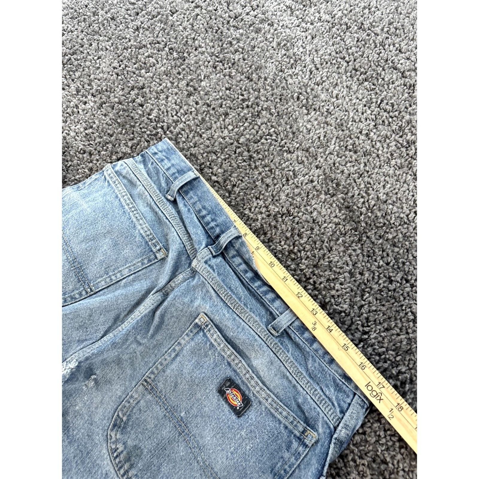 Dickies VINTAGE Dickies Carpenter Jeans 34x29 Blue Distressed Workwear 90s Grunge Skater Dickies Carpenter Pants Mens Regular Loose Fit Jacket? Size US 34 / EU 50 - 4 Thumbnail