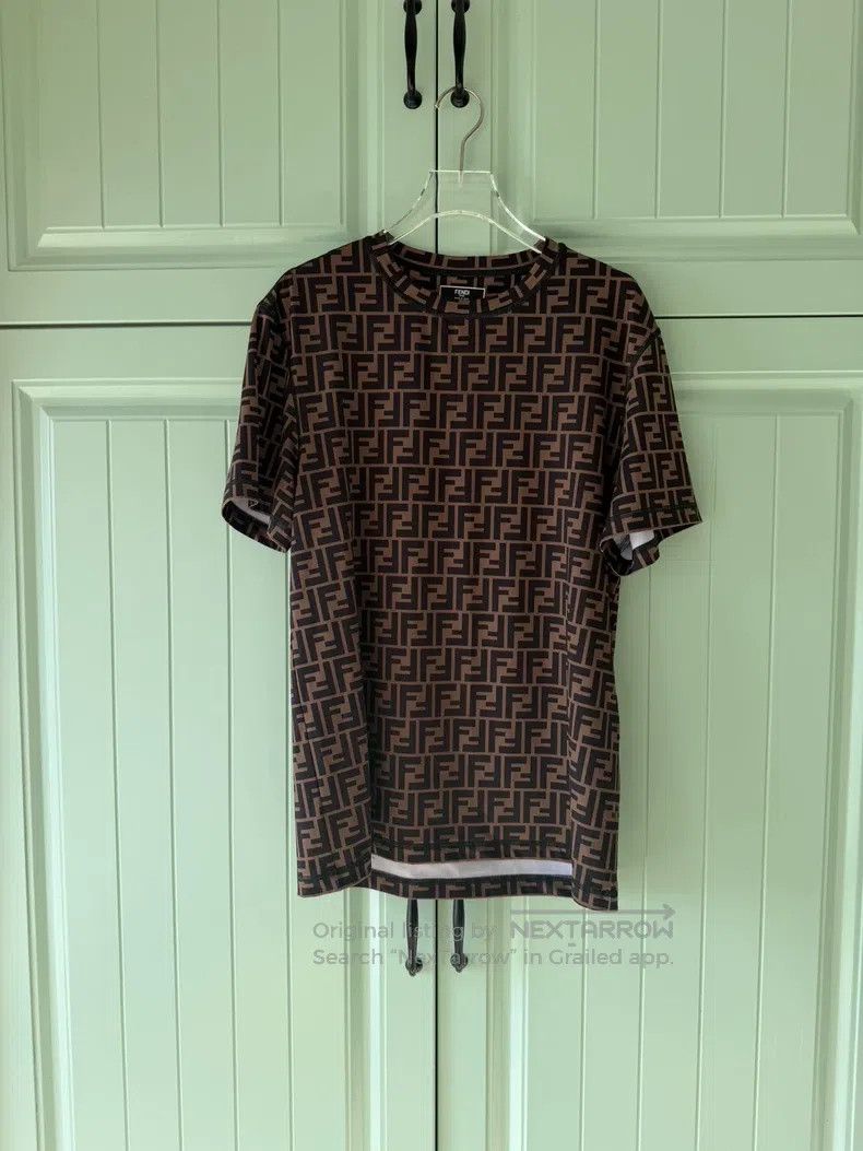 Fendi Fendi Classic Logo Printed Short-sleeve T-shirt - 96% Cott Size US S / EU 44-46 / 1 - 1 Thumbnail