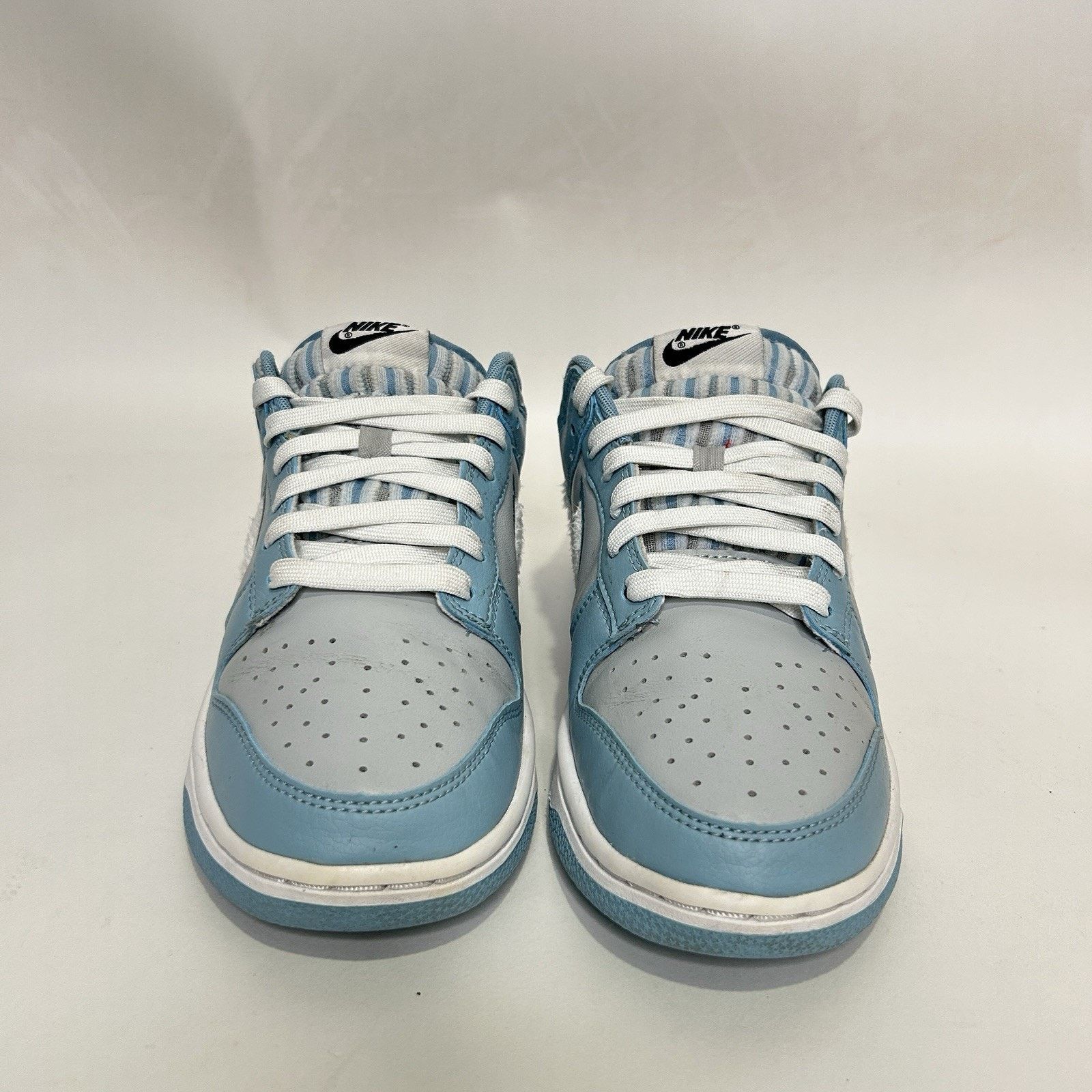 Nike Nike Dunk Low Retro “Fleece Swoosh Worn Blue” Size US 8.5 / IT 38.5 - 2 Thumbnail