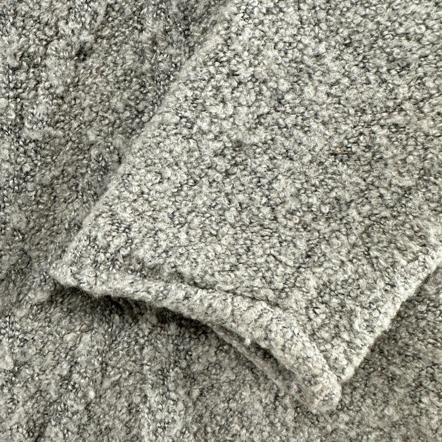Evan Picone VINTAGE Evan Picone Sweater Womens M Beige Cardigan Full Zip Boiled Wool 90s Size M / US 6-8 / IT 42-44 - 6 Thumbnail