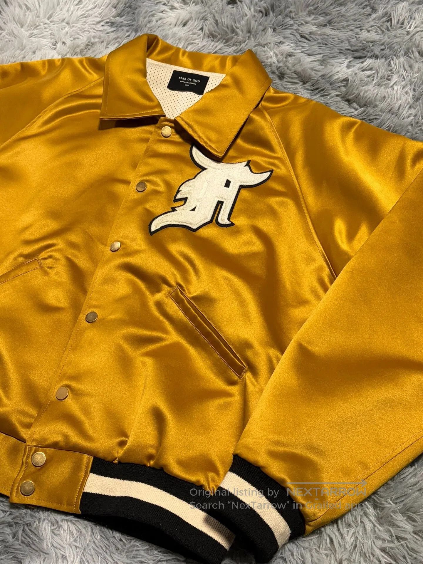 Fear of God fear of god 5th gold silk jacket. Size US L / EU 52-54 / 3 - 3 Thumbnail