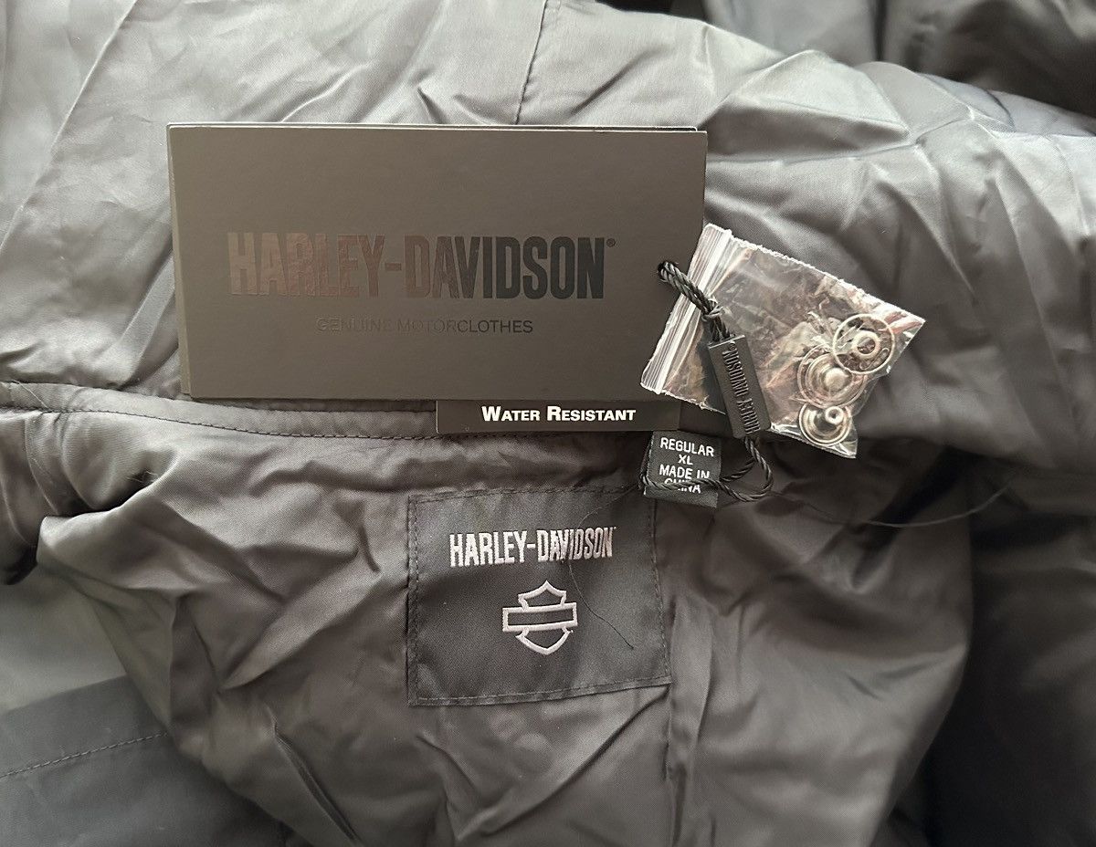 Vintage Harley Davidson Motorcycle Racing Bomber Quilted Jacket Size US XL / EU 56 / 4 - 7 Thumbnail