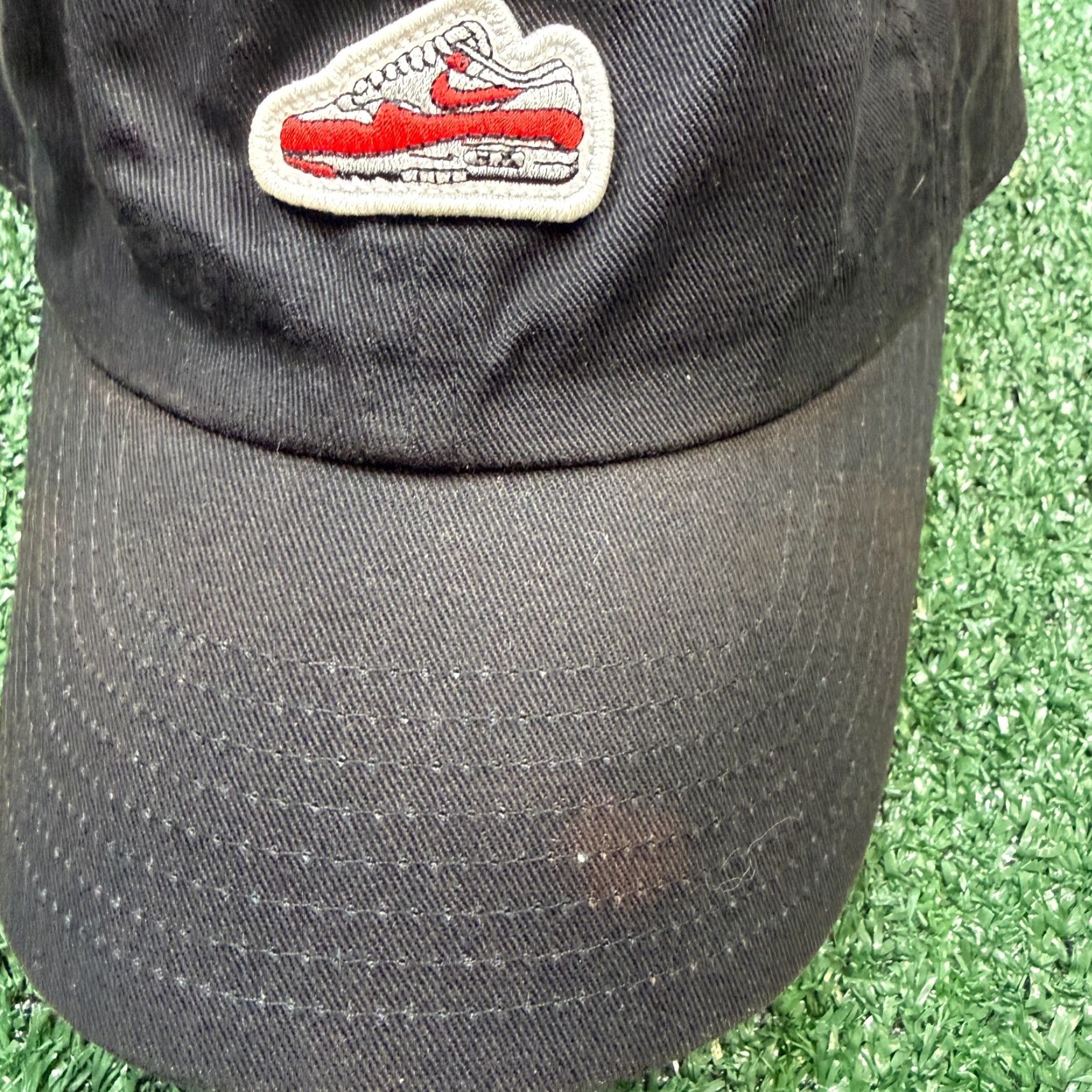 Nike Nike Air Max 1 Cap Strap Back Hat Adults XL Black Adjustable Sports USA Nike Cap Hat Mens Baseball Cap Size ONE SIZE - 2 Thumbnail