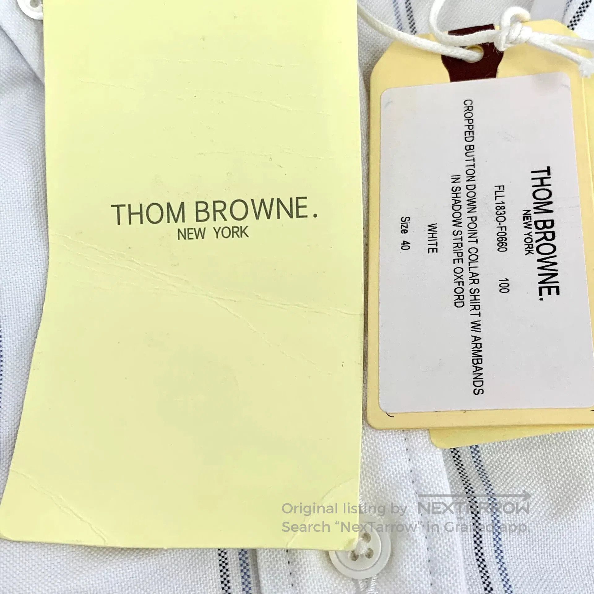 Thom Browne thom browne striped long sleeve shirt. Size US M / EU 48-50 / 2 - 8 Thumbnail