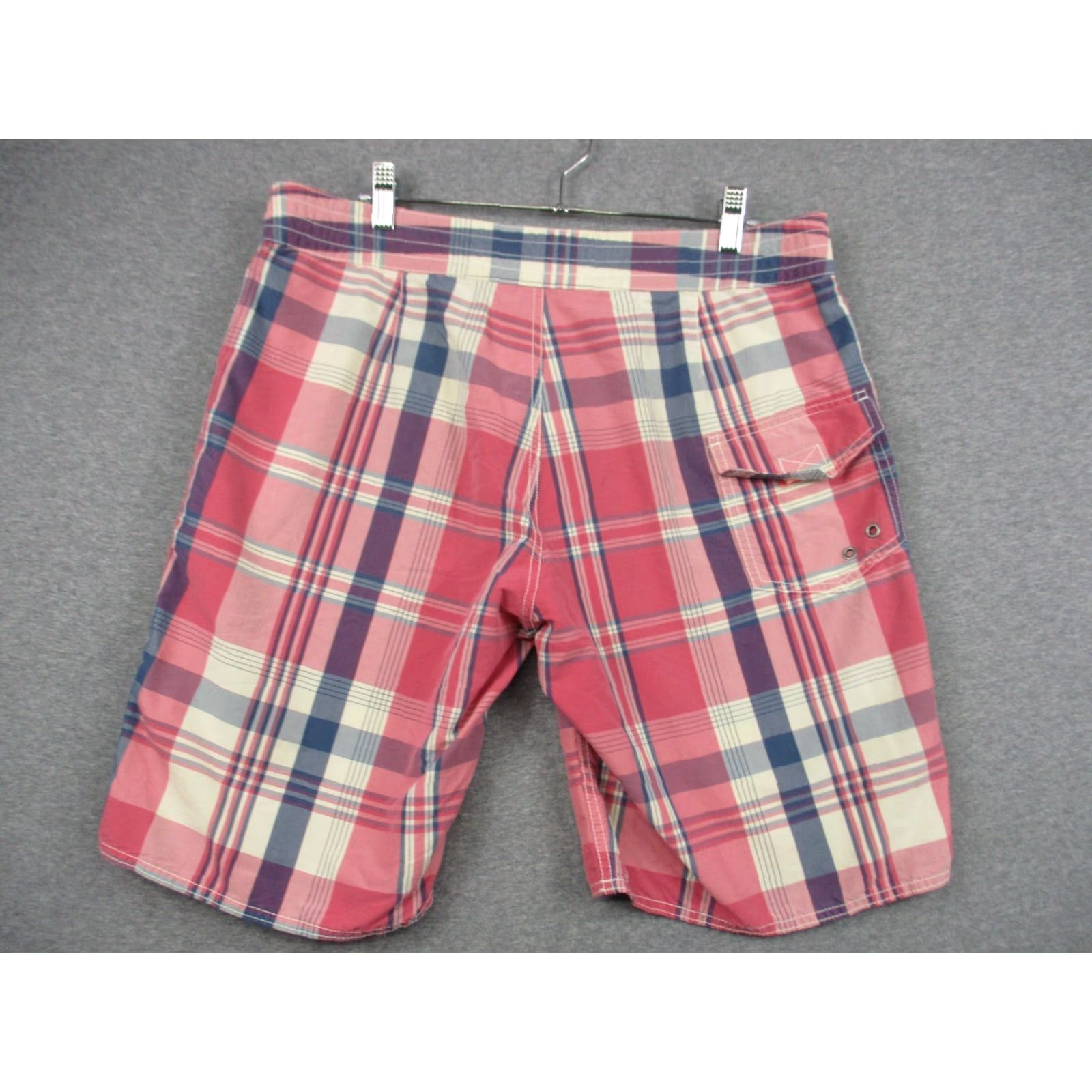 Polo Ralph Lauren Polo Ralph Lauren Swim Trunk 34 Men Red Plaid Drawstring Trunks Velcro Closure Beach Bottom Mens Shirt Size US S / EU 44-46 / 1 - 4 Thumbnail