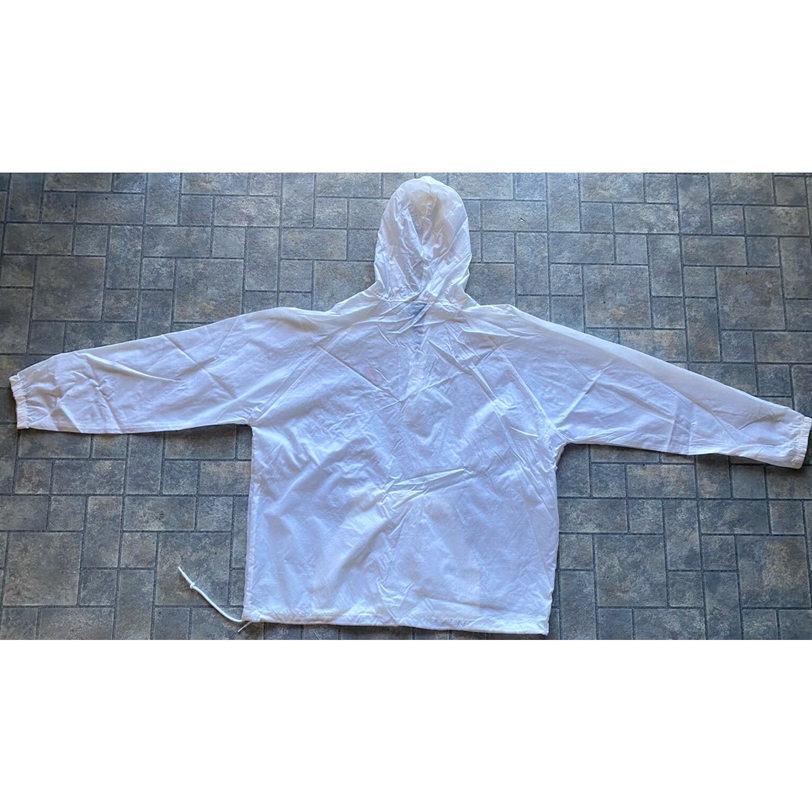 Logo 7 VINTAGE MV Sport Windbreaker Jacket Men’s XL White PlayStation Logo Front Pocket Size US XL / EU 56 / 4 - 4 Thumbnail